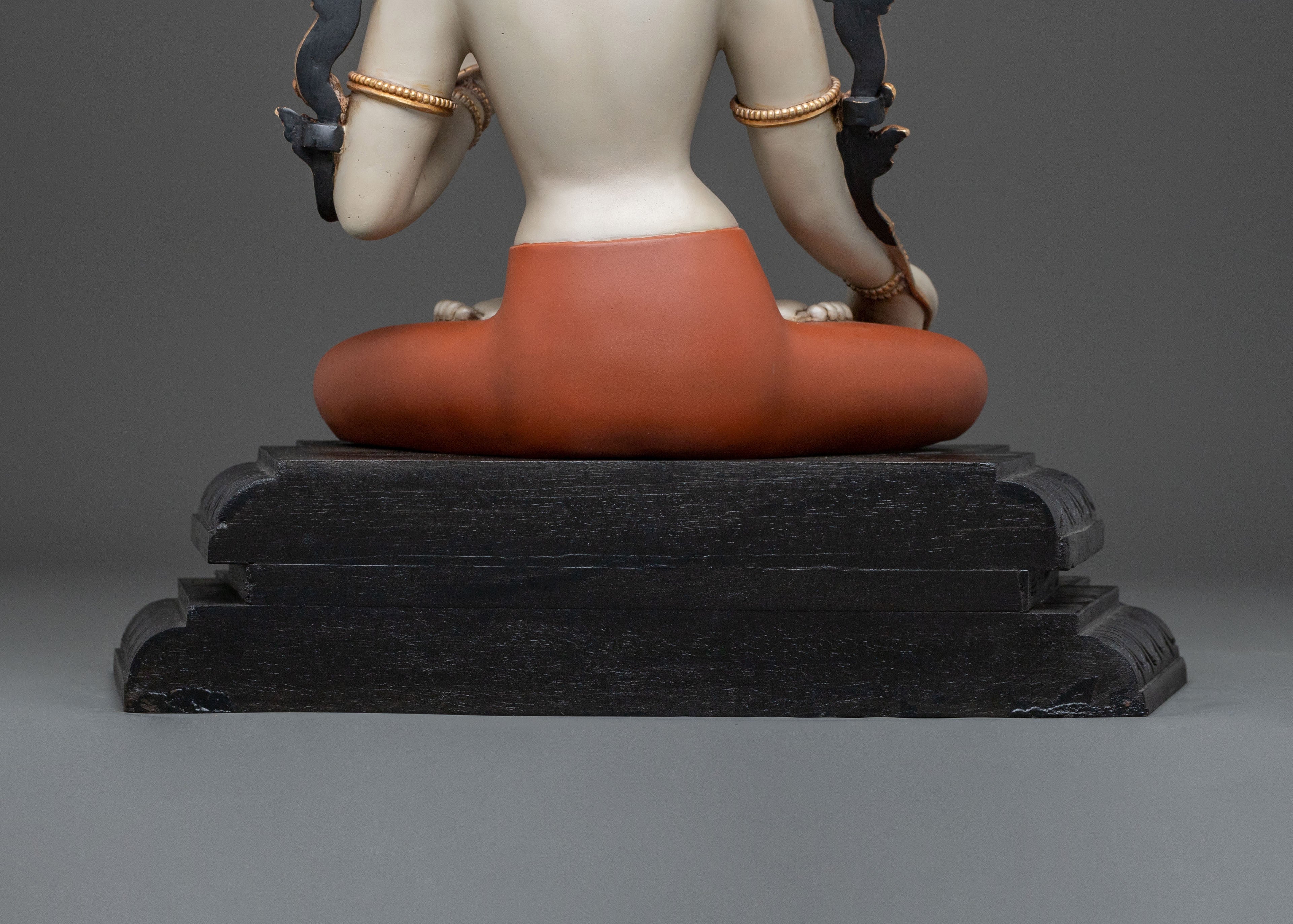 White Tara: Radiant 24K Gold Gilded Sculpture