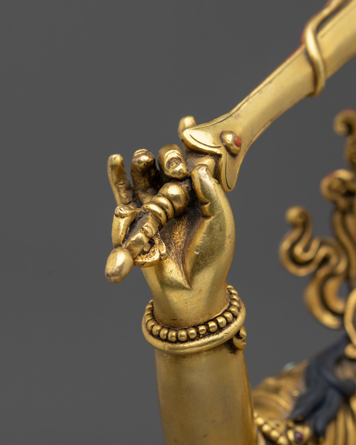 Manjushri Spiritual Sculpture | Copper Figurine