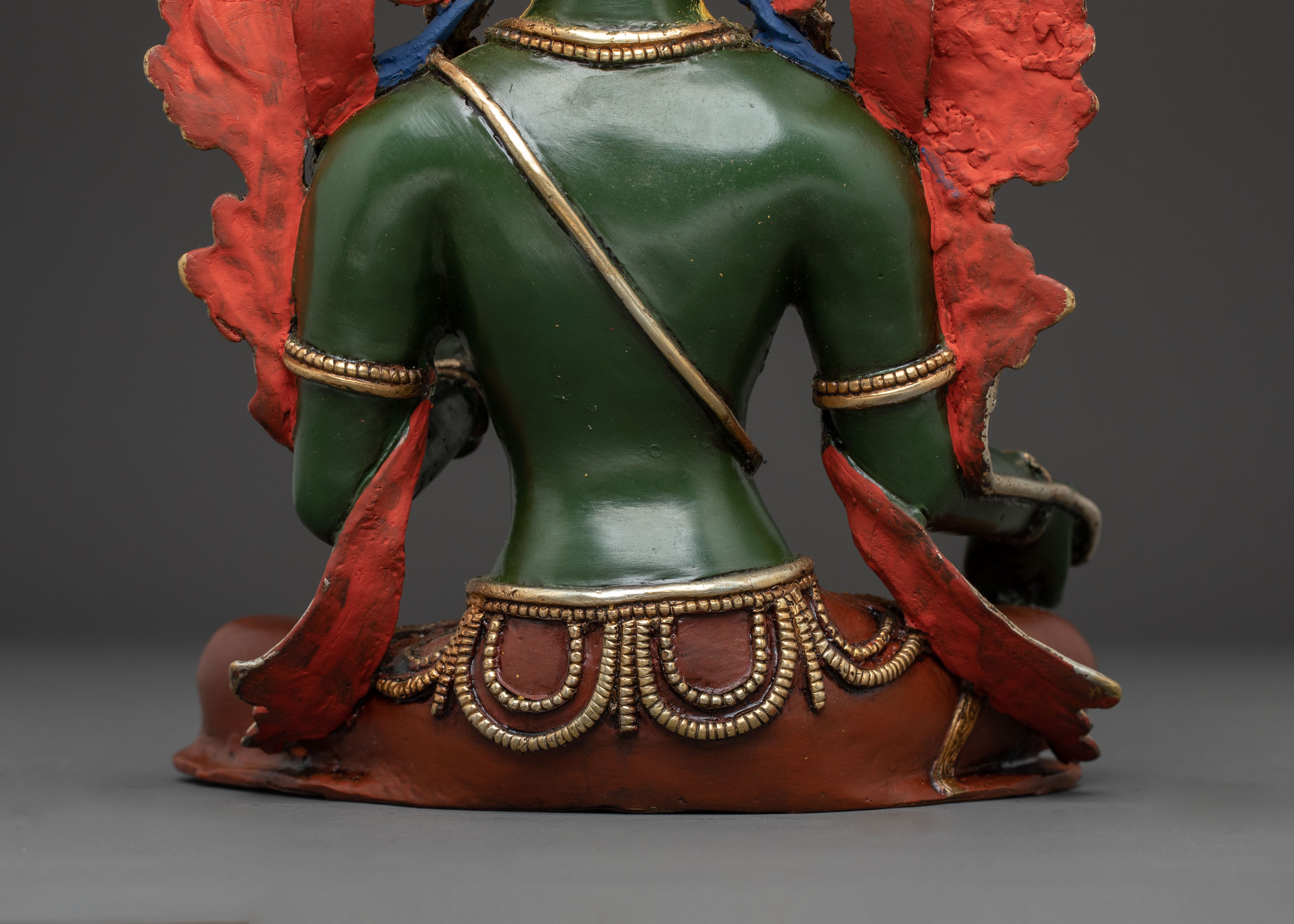 Handcrafted Radiant Sculpture of Shyama Tara | Traditional Artwork