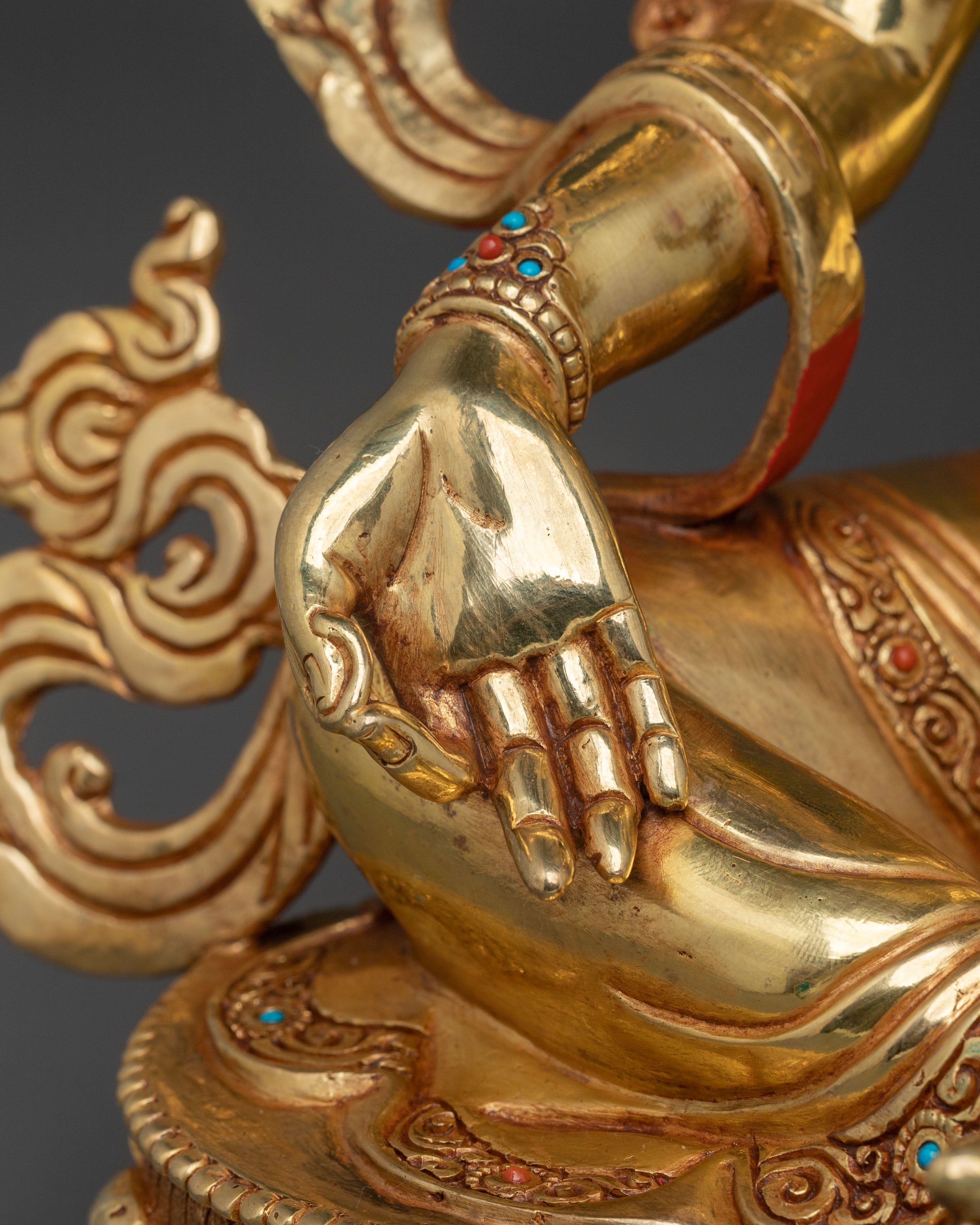 Green Tara Spiritual Decor Statue | Meditation Altar Decor