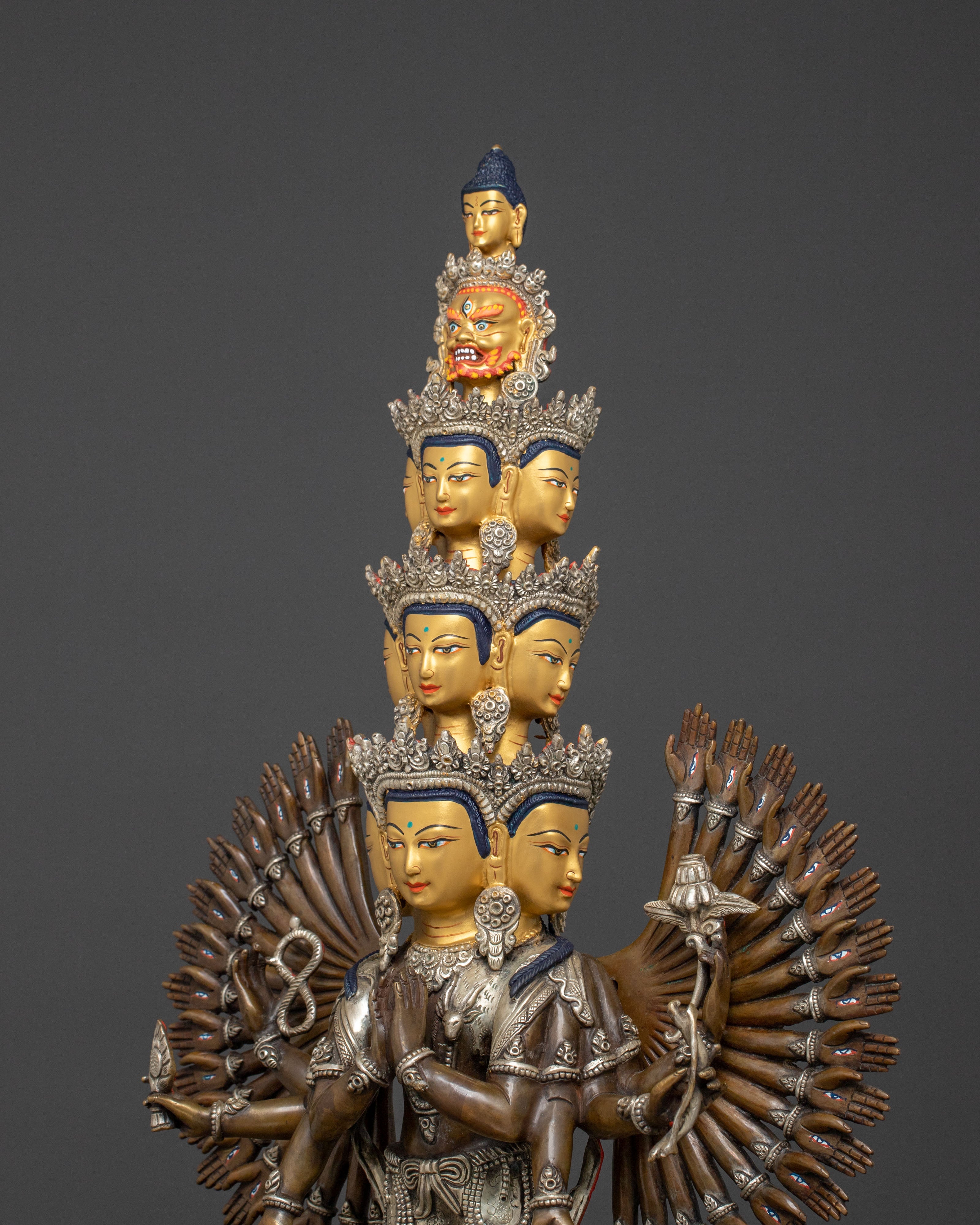 1000 Armed Chenrezig Sculpture | Bodhisattva of Compassion