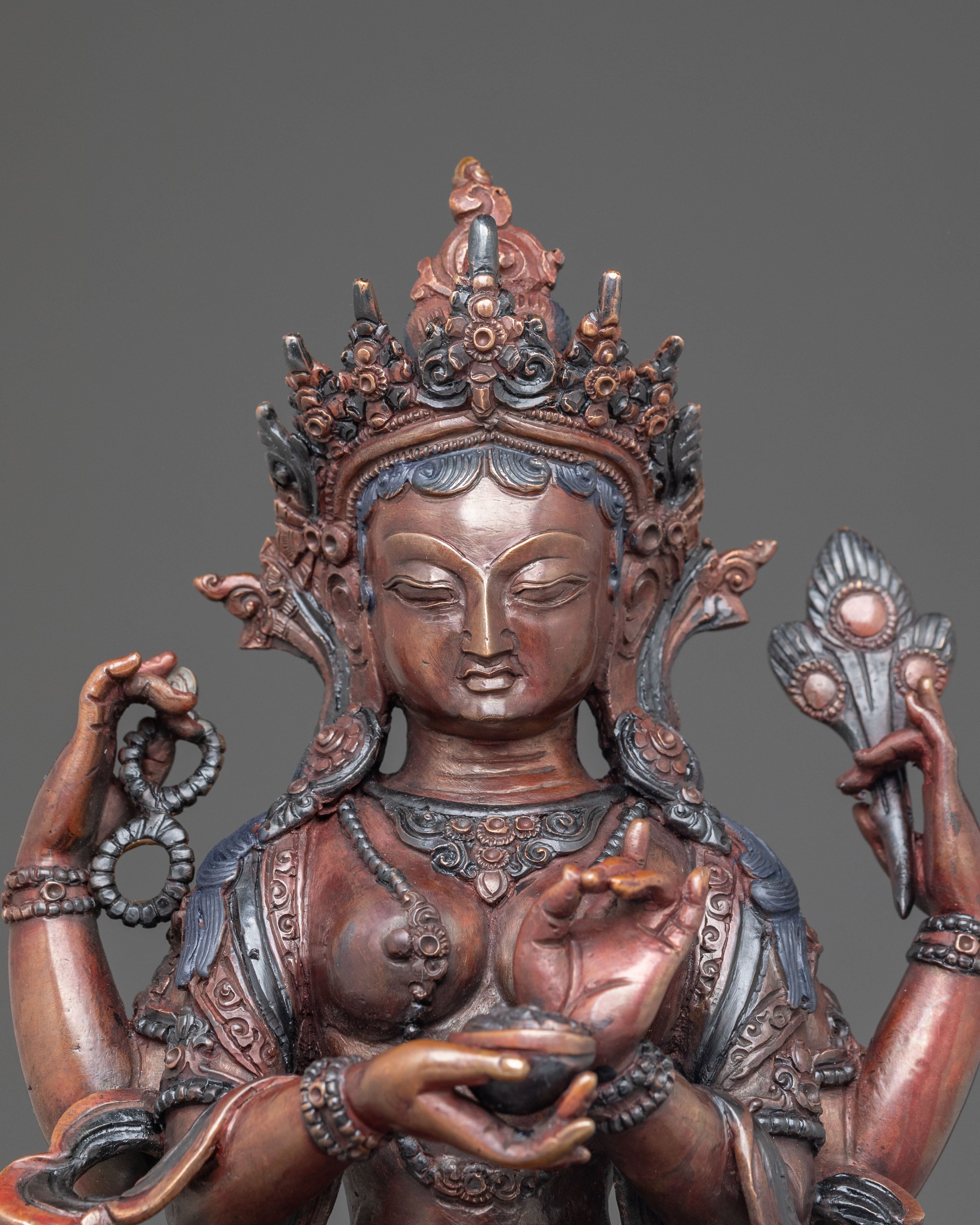 Handcrafted Balkumari Statue | Nepali Sculpture for Protection