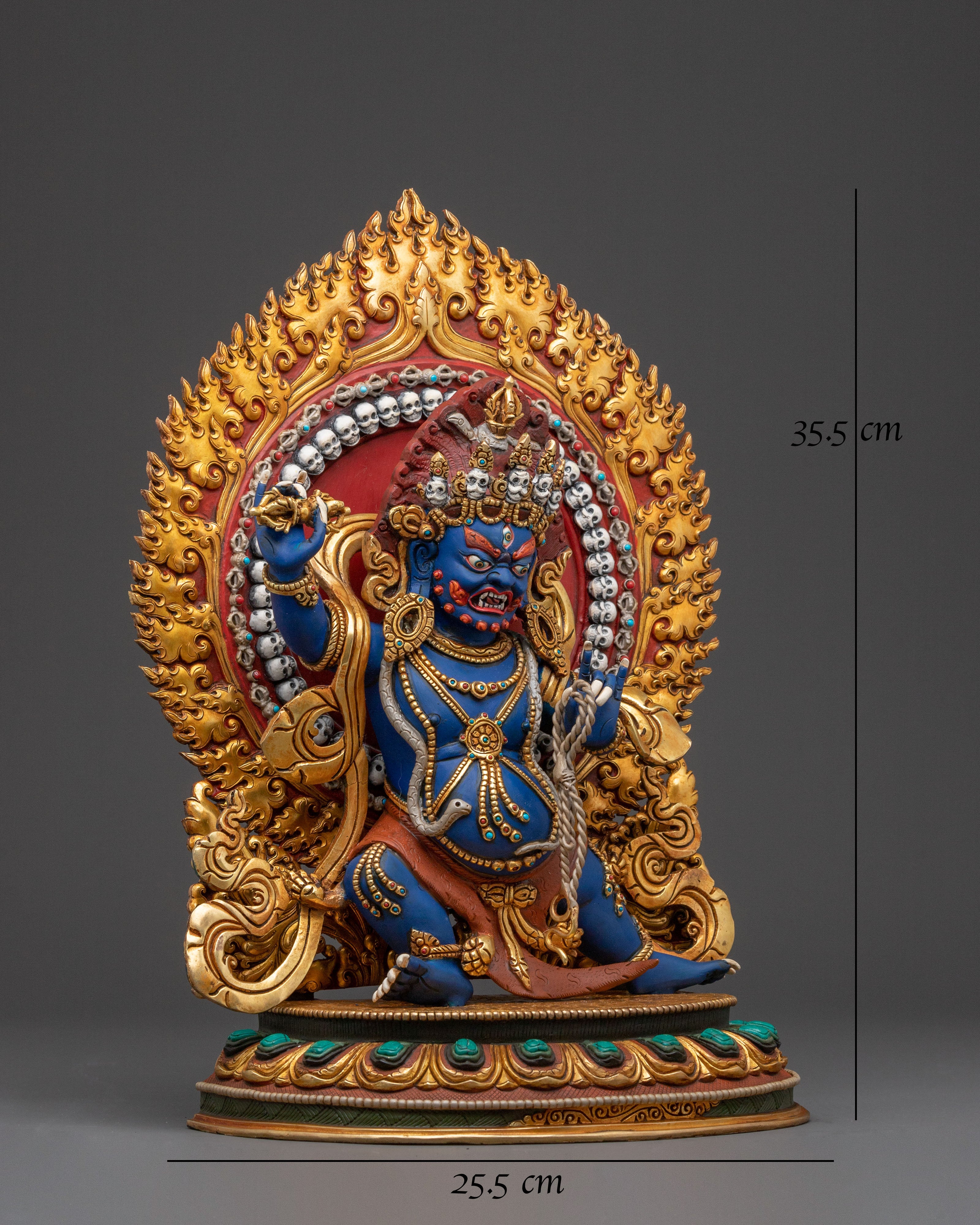 Vajrapani Statue for Meditation – Handcrafted Copper Art