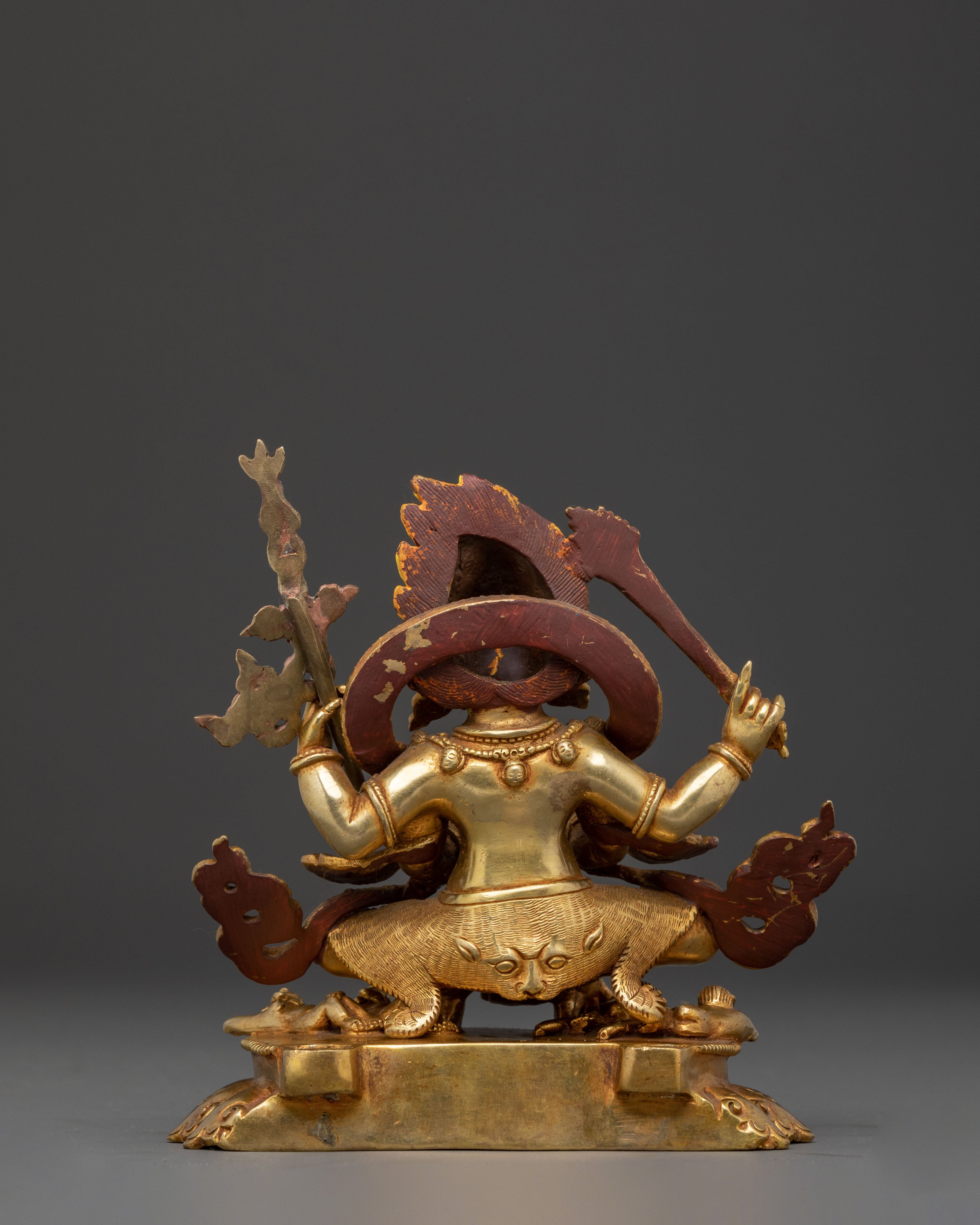 Four Armed Mahakala Statue | Wrathful Deity