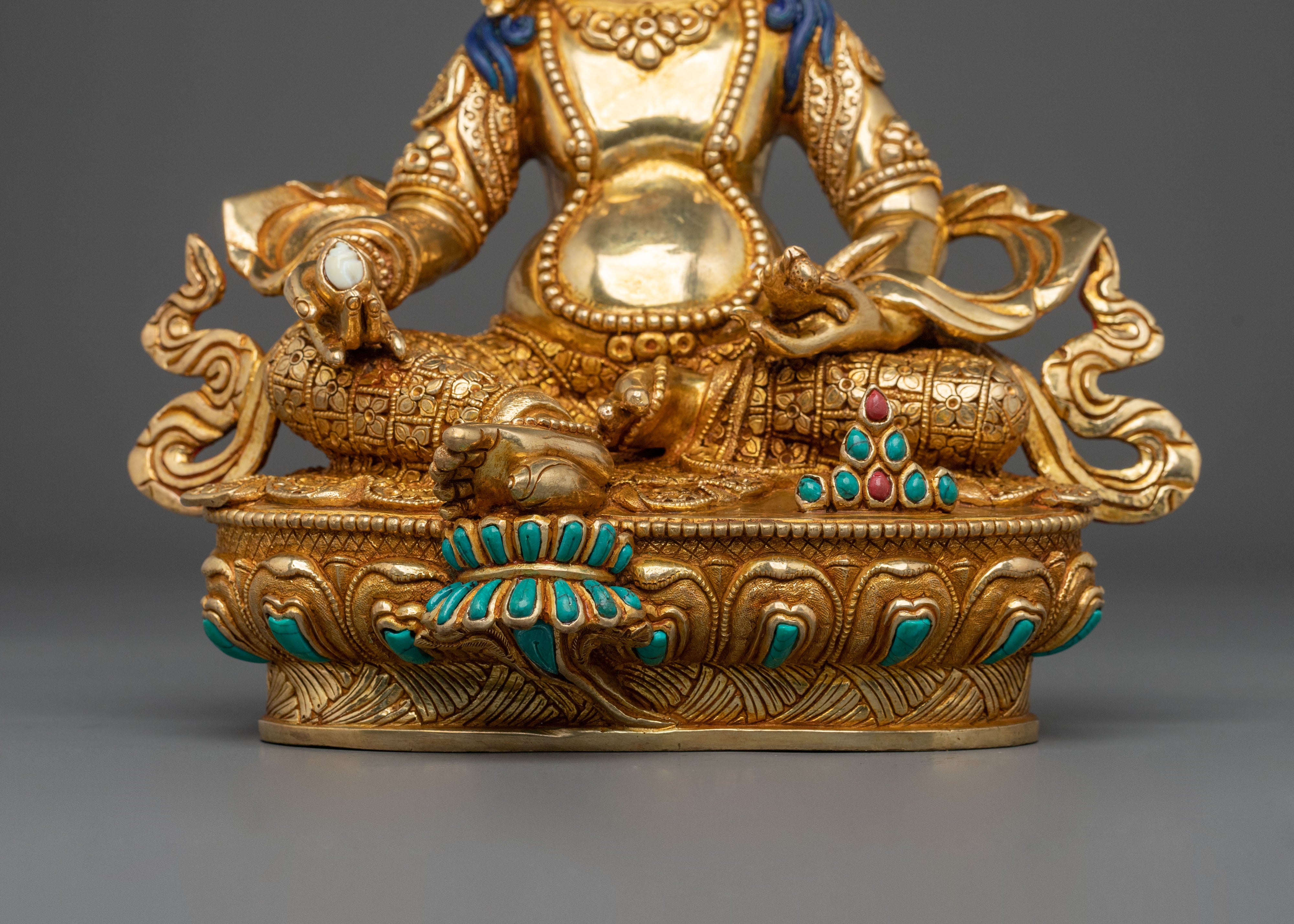Tibetan Deity Dzambhala Figurine | God of Wealth