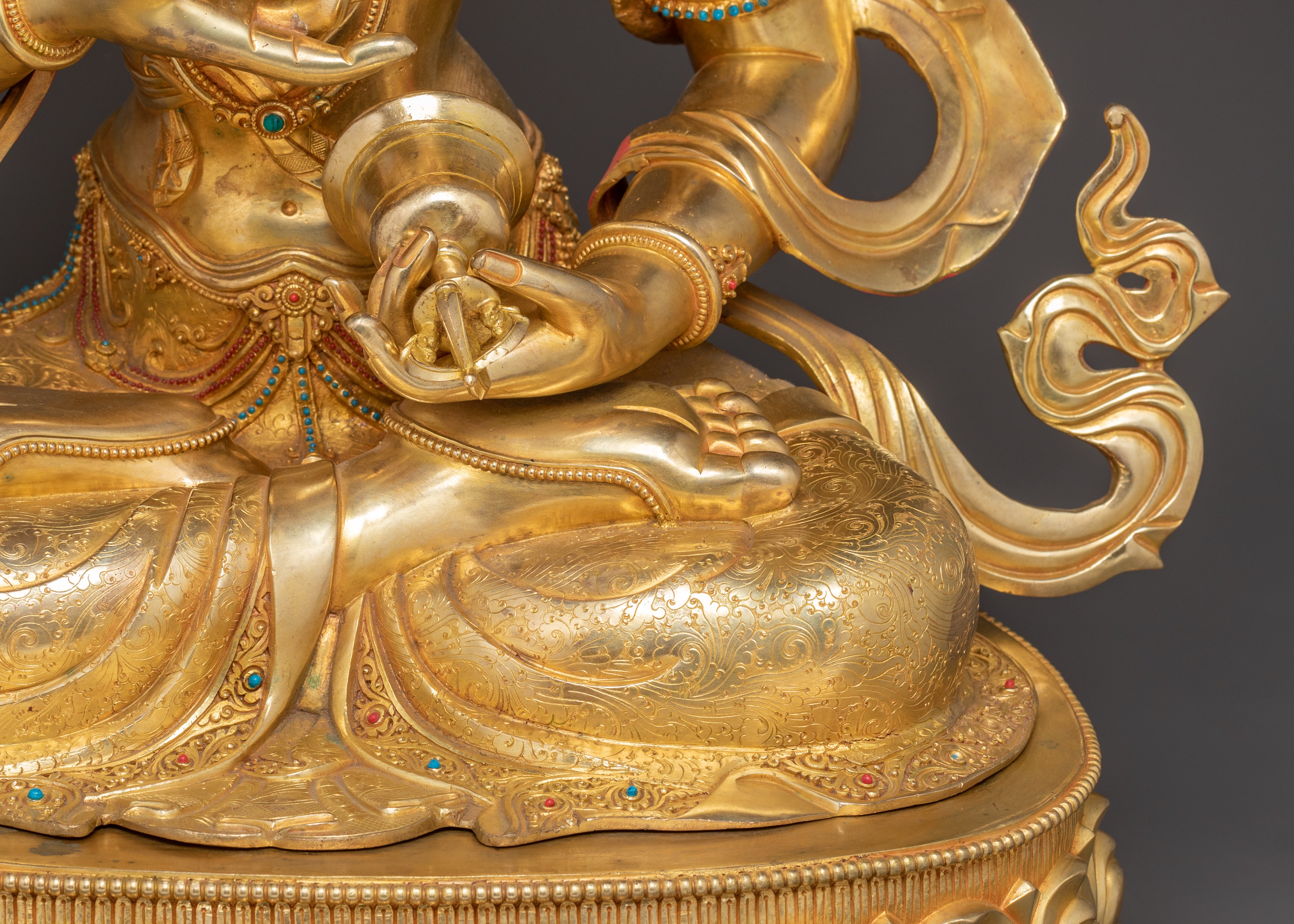 Handmade Statue of Vajrasattva for Meditation