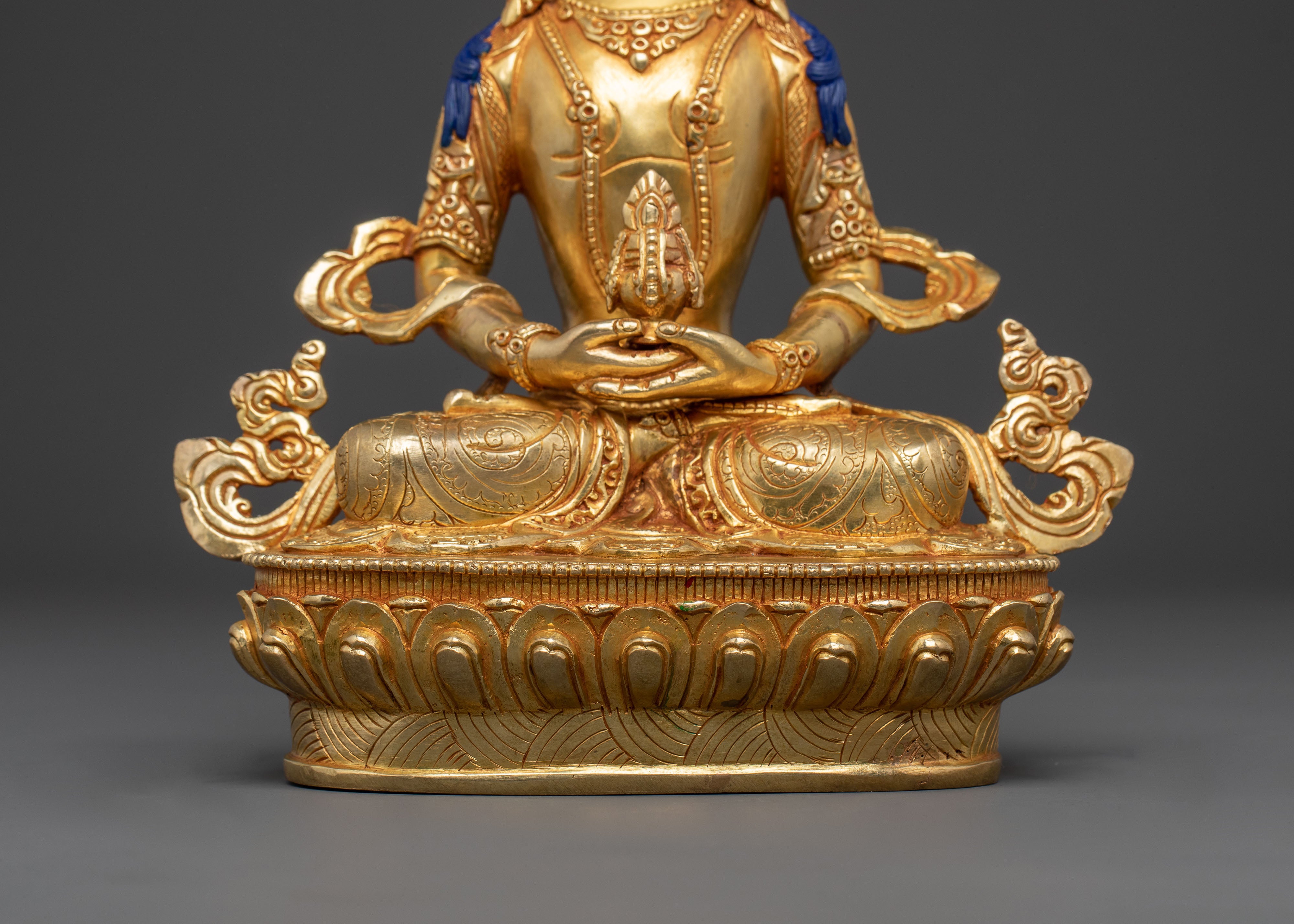 Handcrafted Longevity Buddha Amitayus Statue