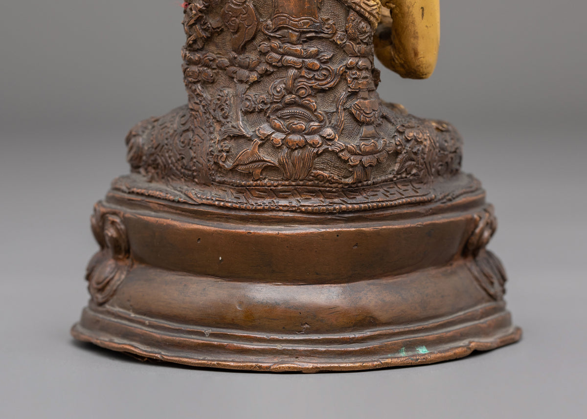 Amogasiddhi Oxidized Statue | Symbol of Fearlessness