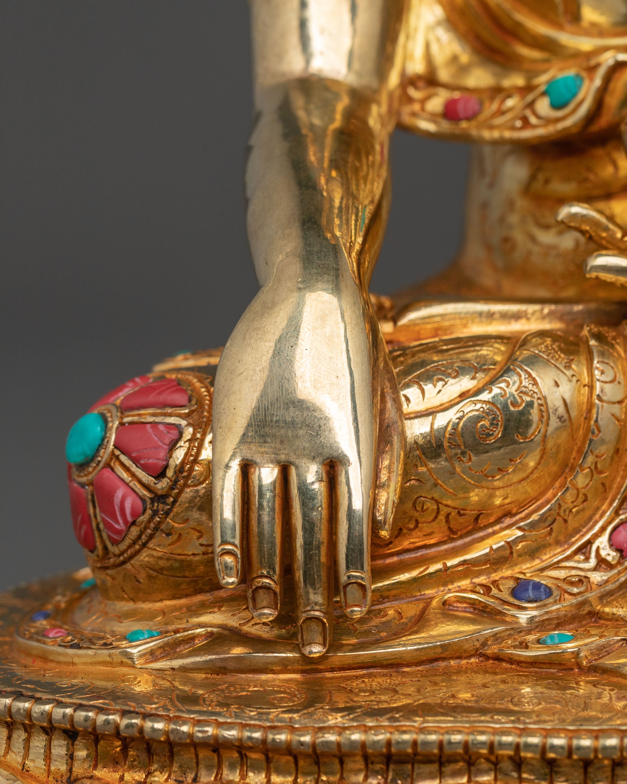 Tibetan Shakyamuni Buddha Altar Statue | Historical Buddha of Enlightenment