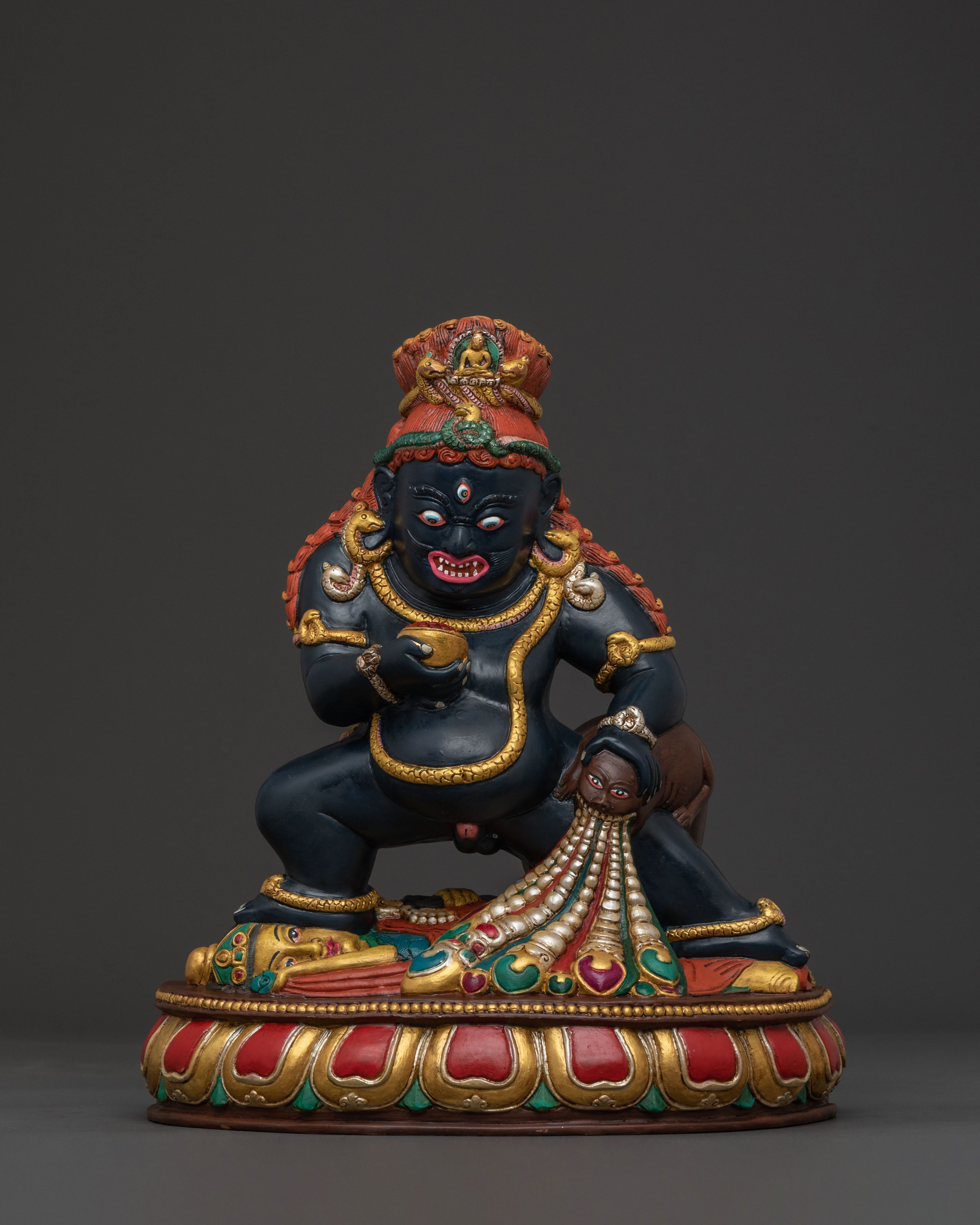 Black Dzambhala Statue