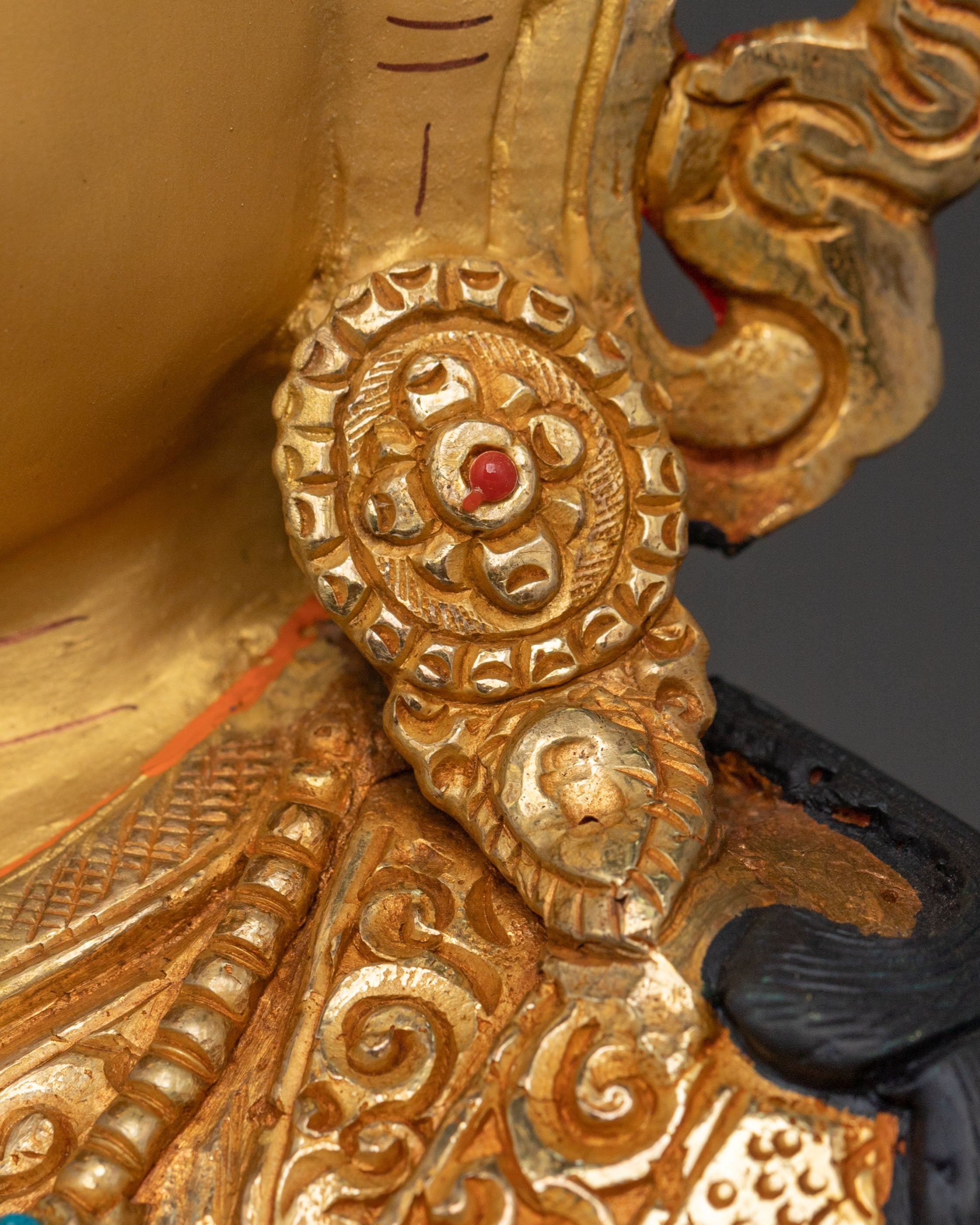 Himalayan Guru Rinpoche Figurine | Buddhist Teacher