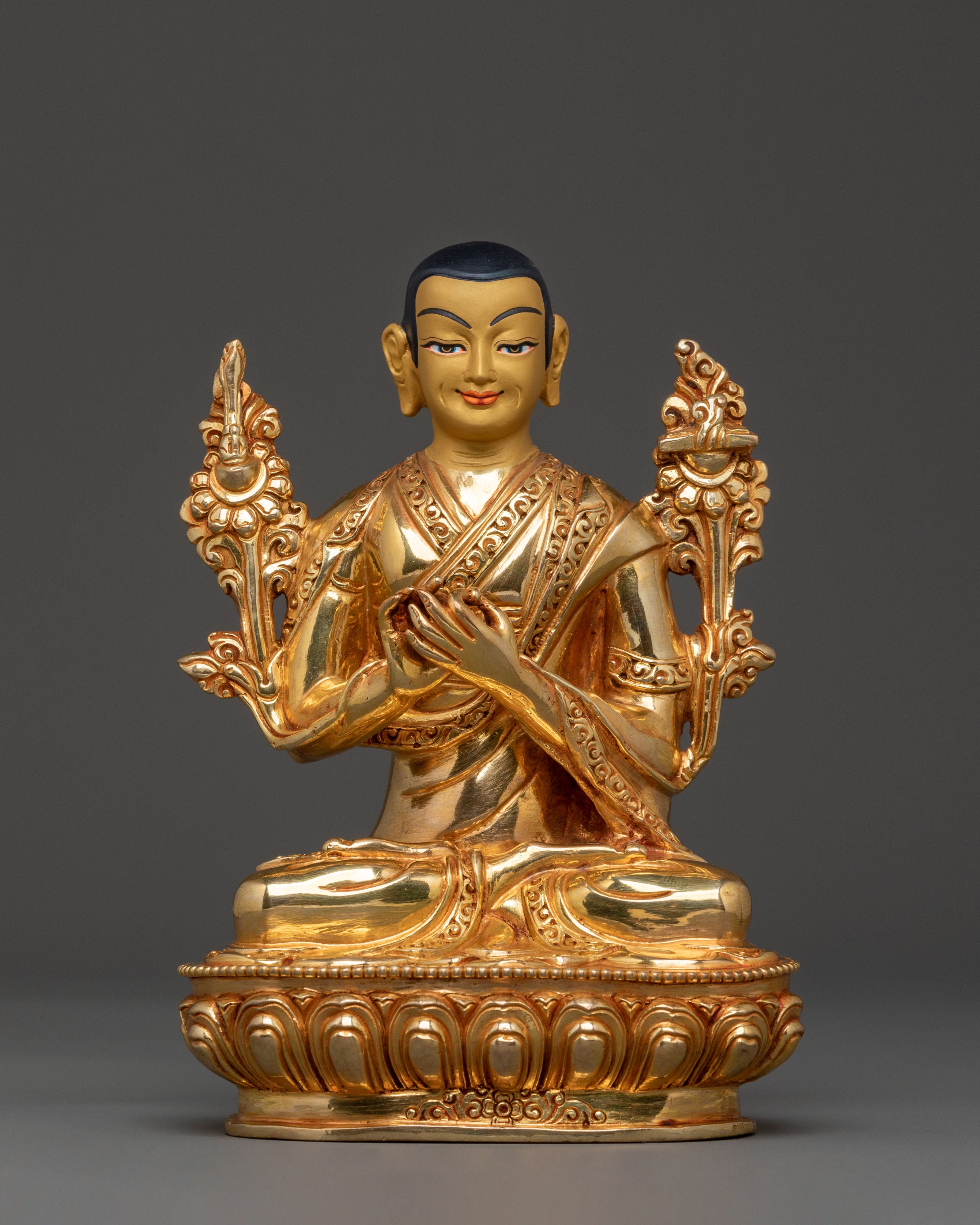 Tsongkhapa with Disciples Statue Set