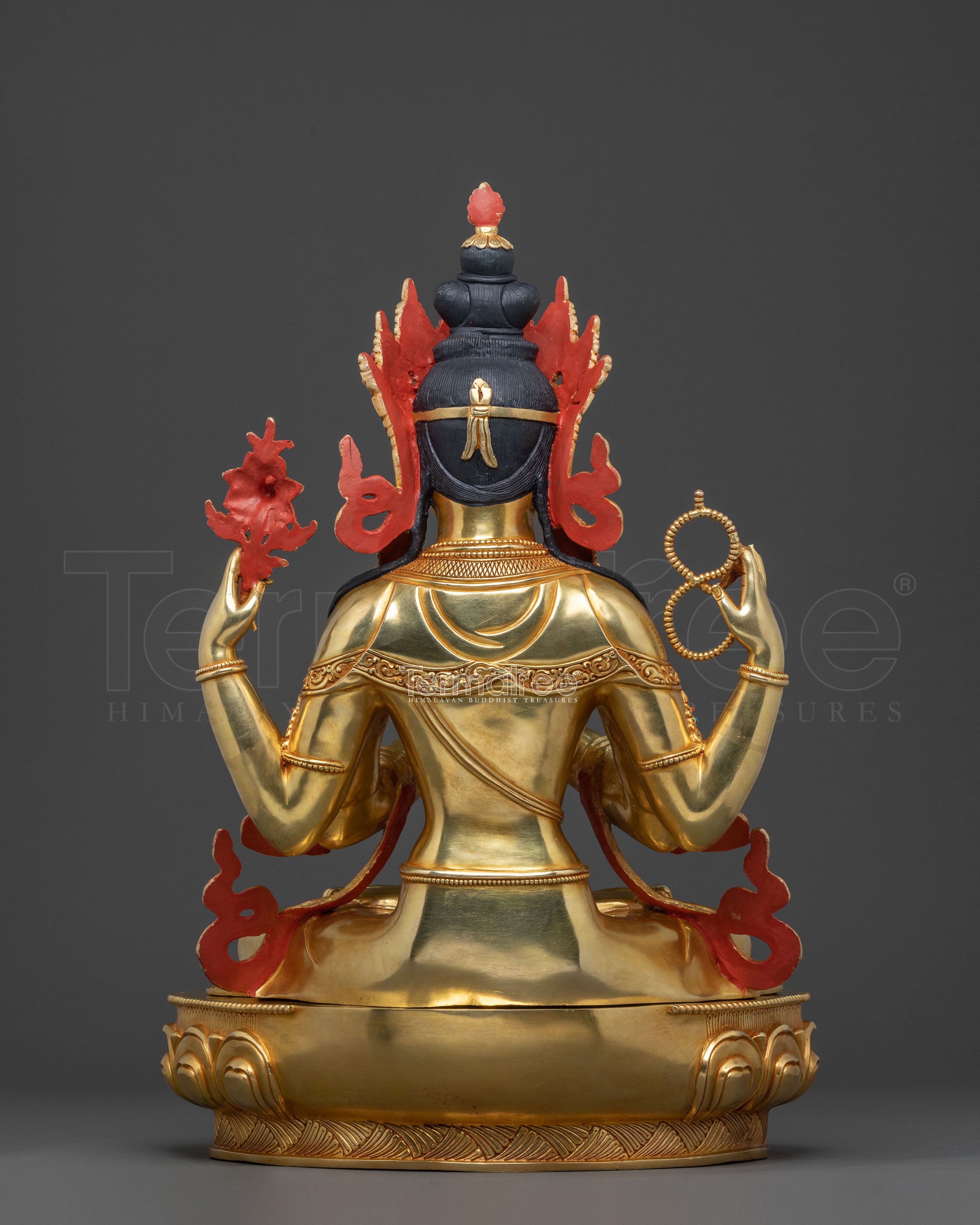 Chenrezig Meditation Statue | Altar Home Decor