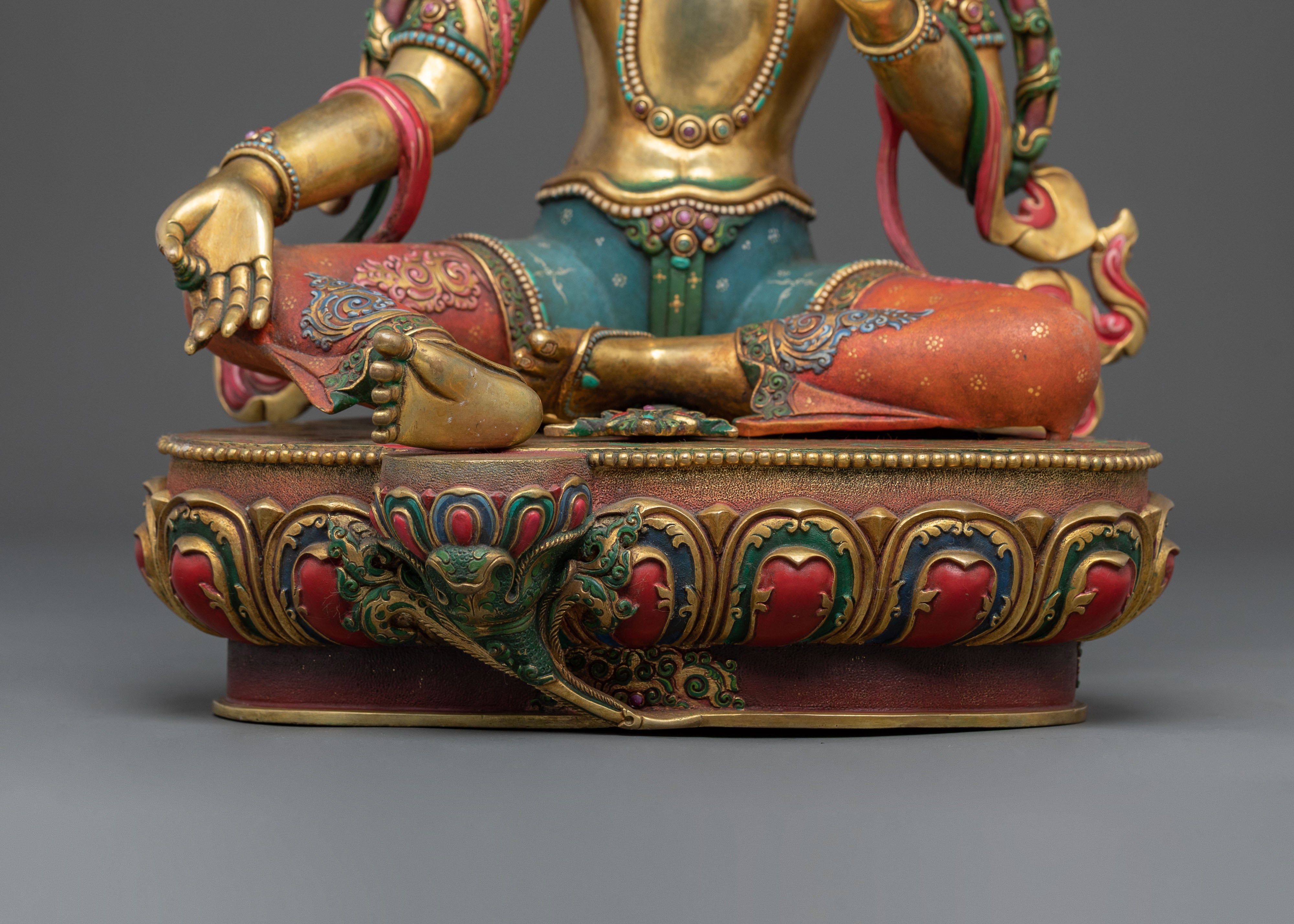 Green Tara Guardian Deity Statue | Compassion Home Altar Decor