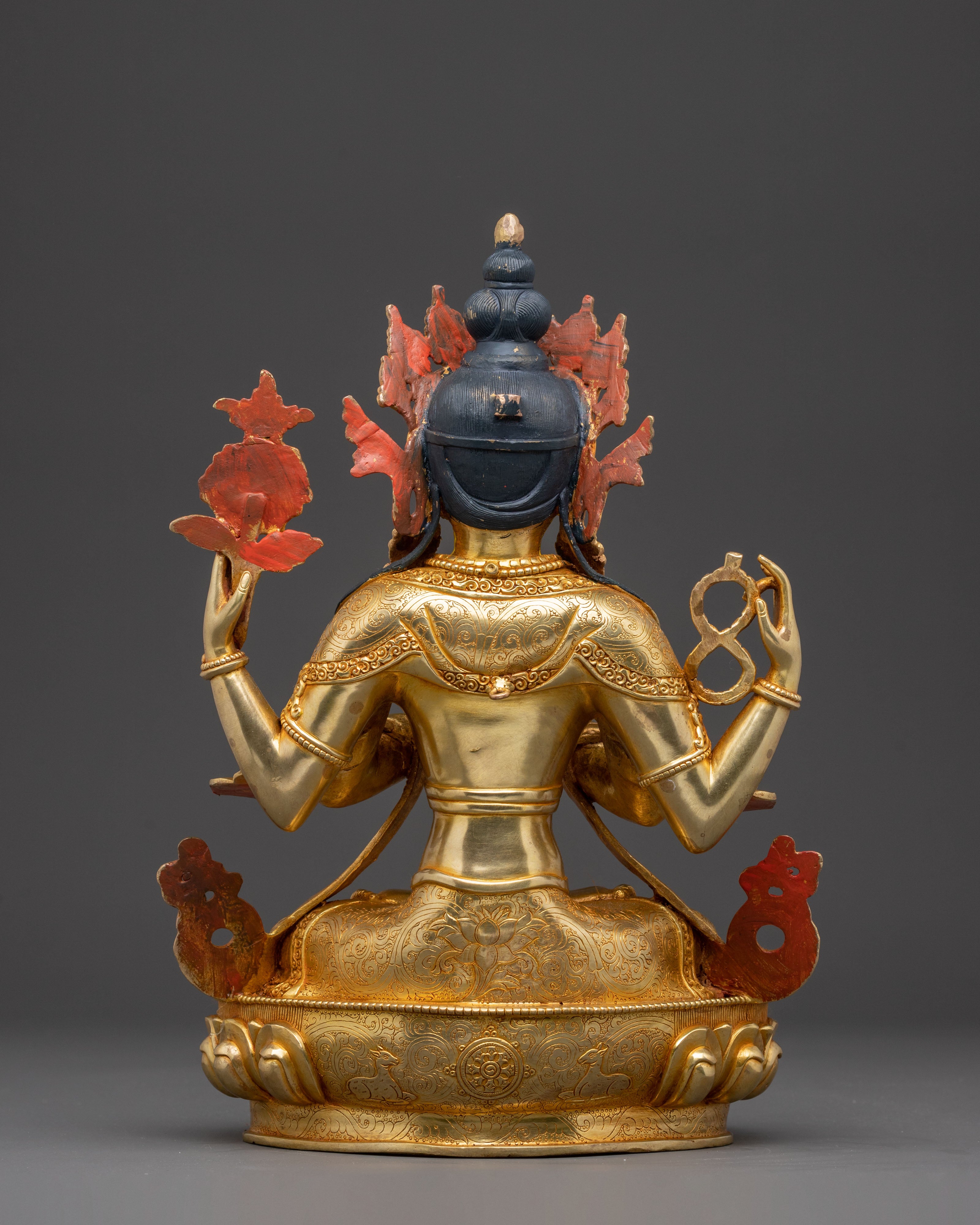 Radiant Statue of Bodhisattva Chenrezig | Protector of All Beings