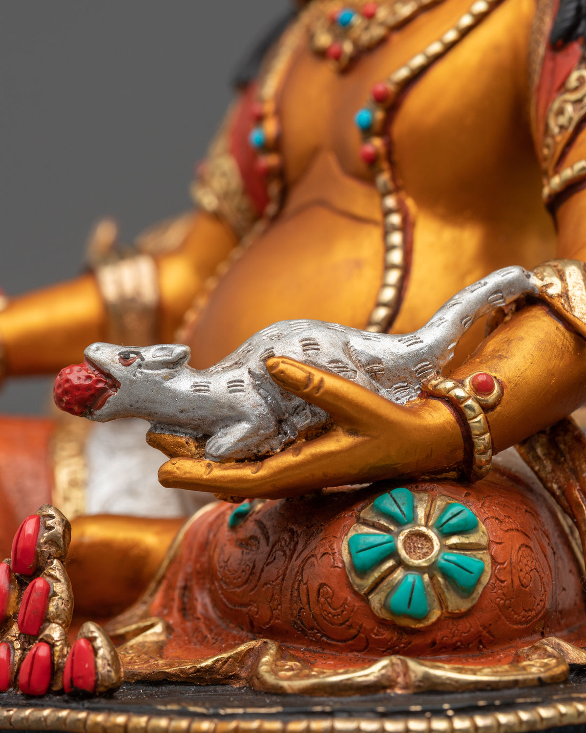 Dzambhala Divine Sculpture | Guardian of Merit
