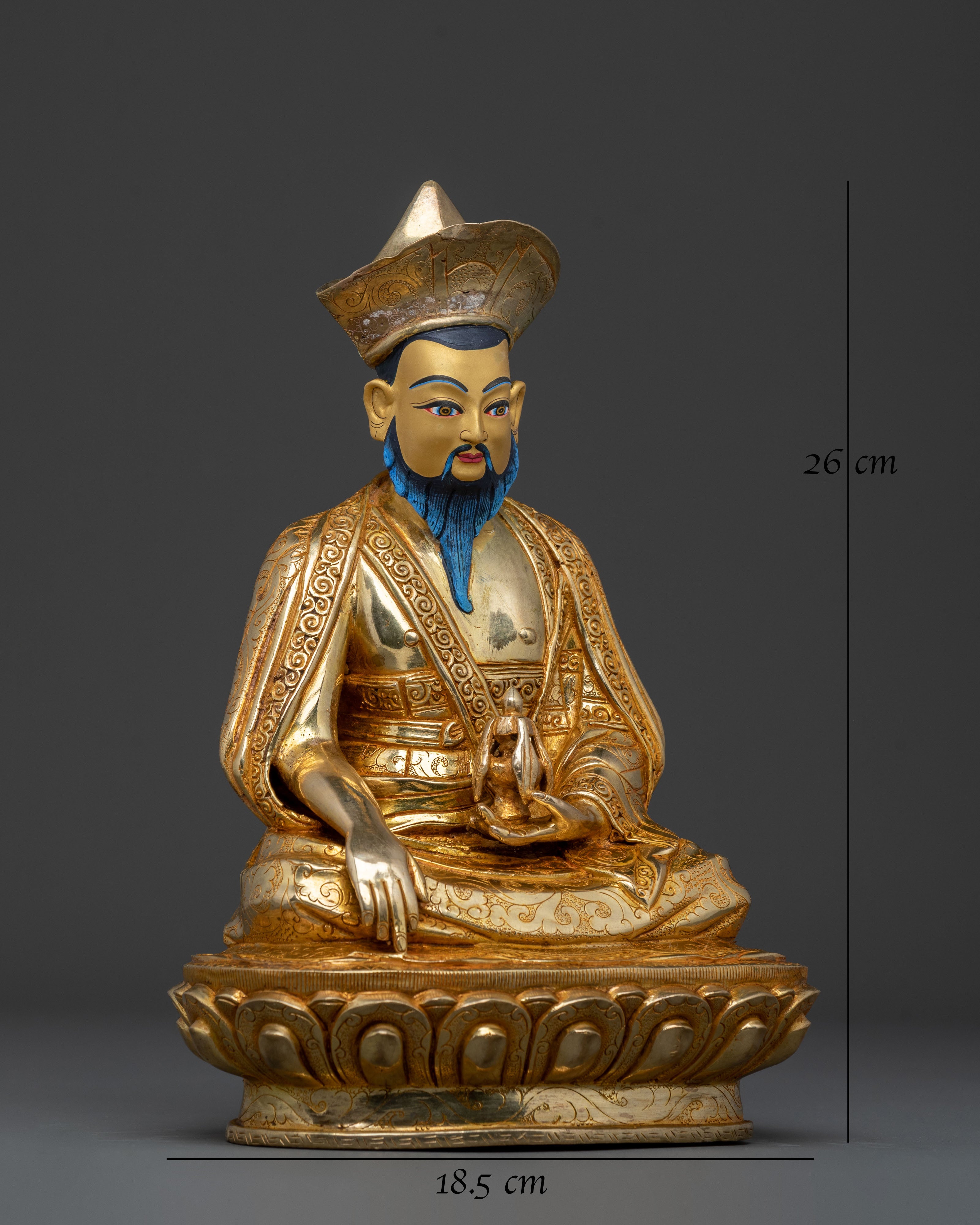 Guru Shapdum Figurine | Buddhist Teacher