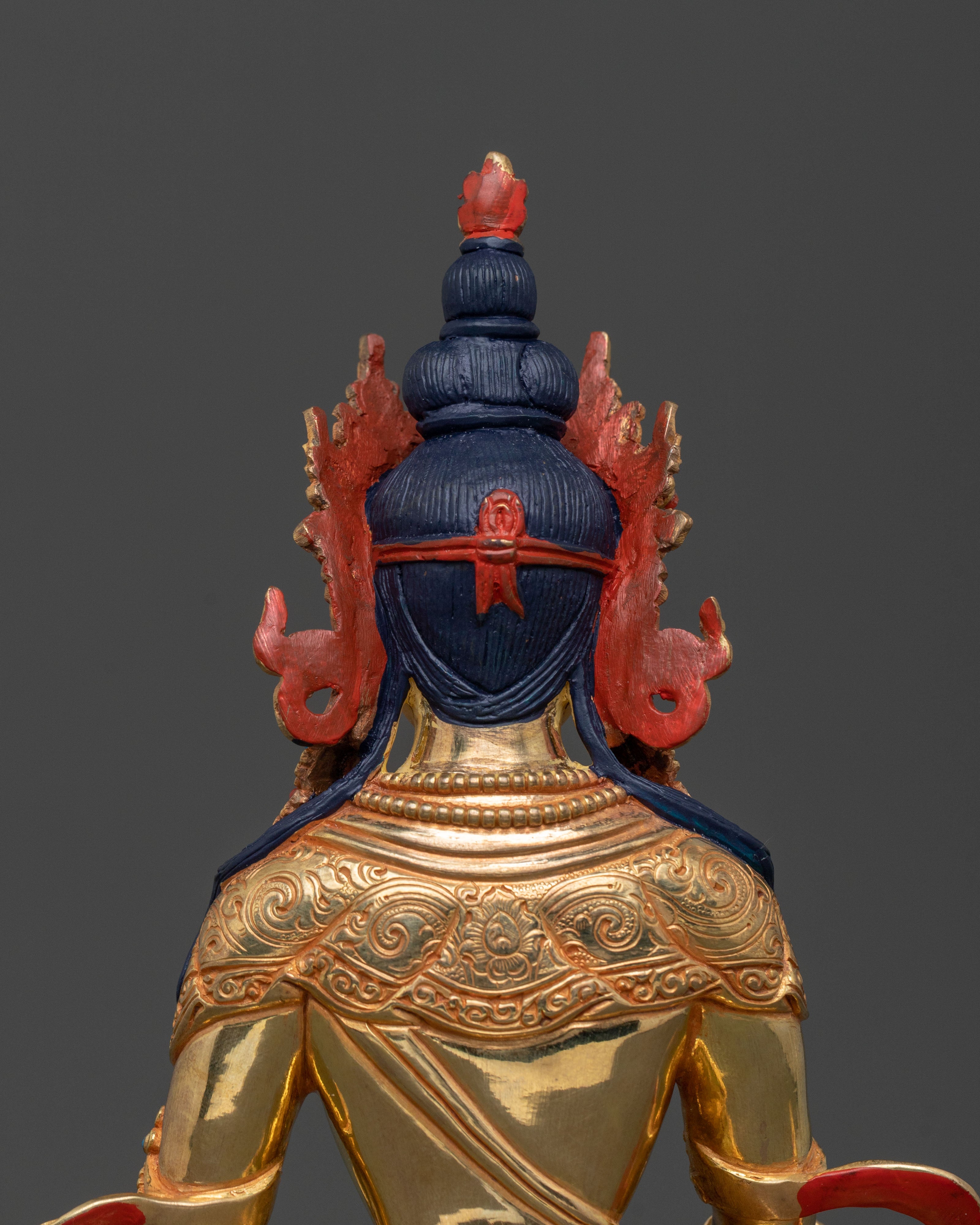 Mitrugpa Vajrayana Practice Statue in Radiant 24K Gold