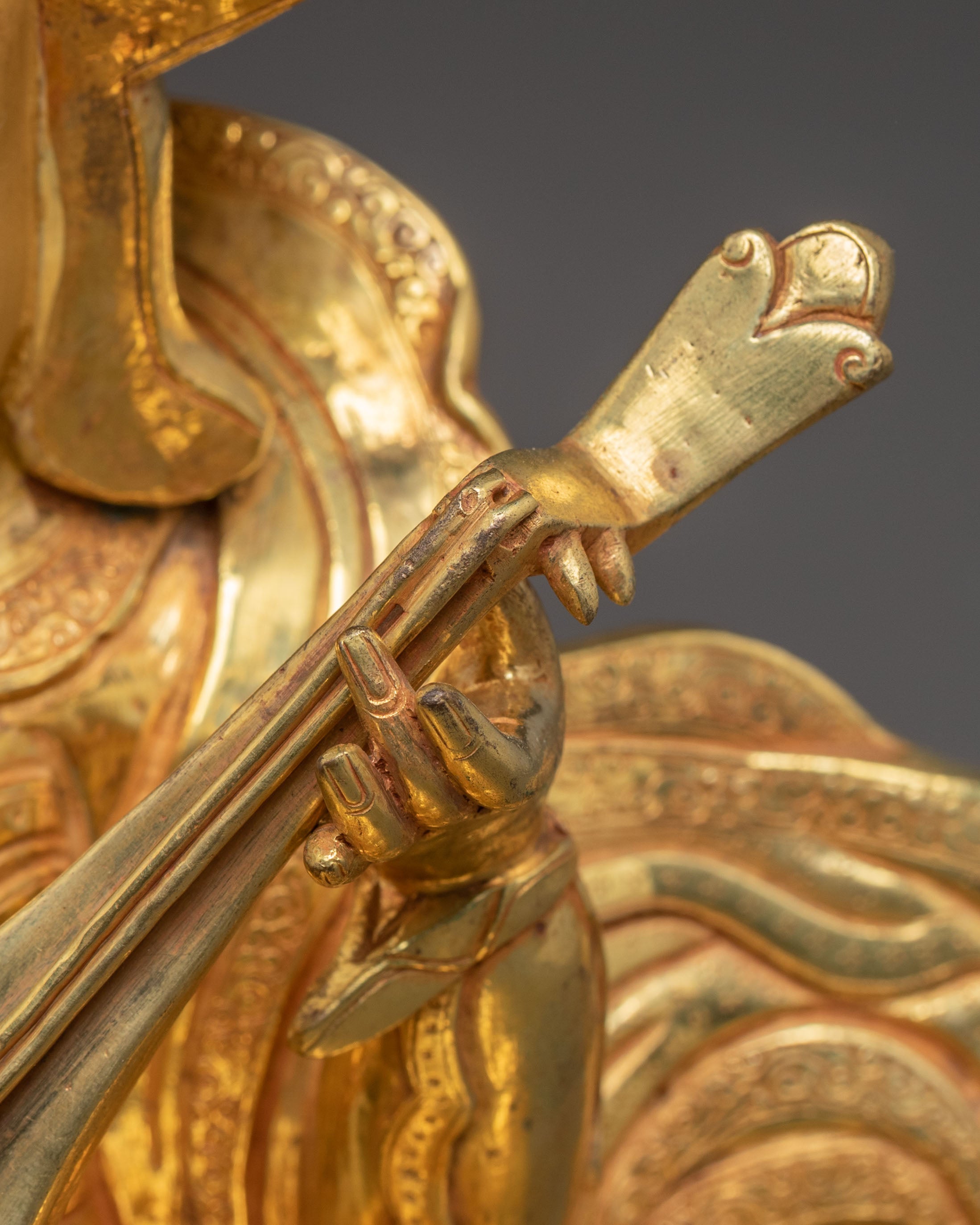 Handmade Dhritarashtra Protector Statue | Guardian of Dharma