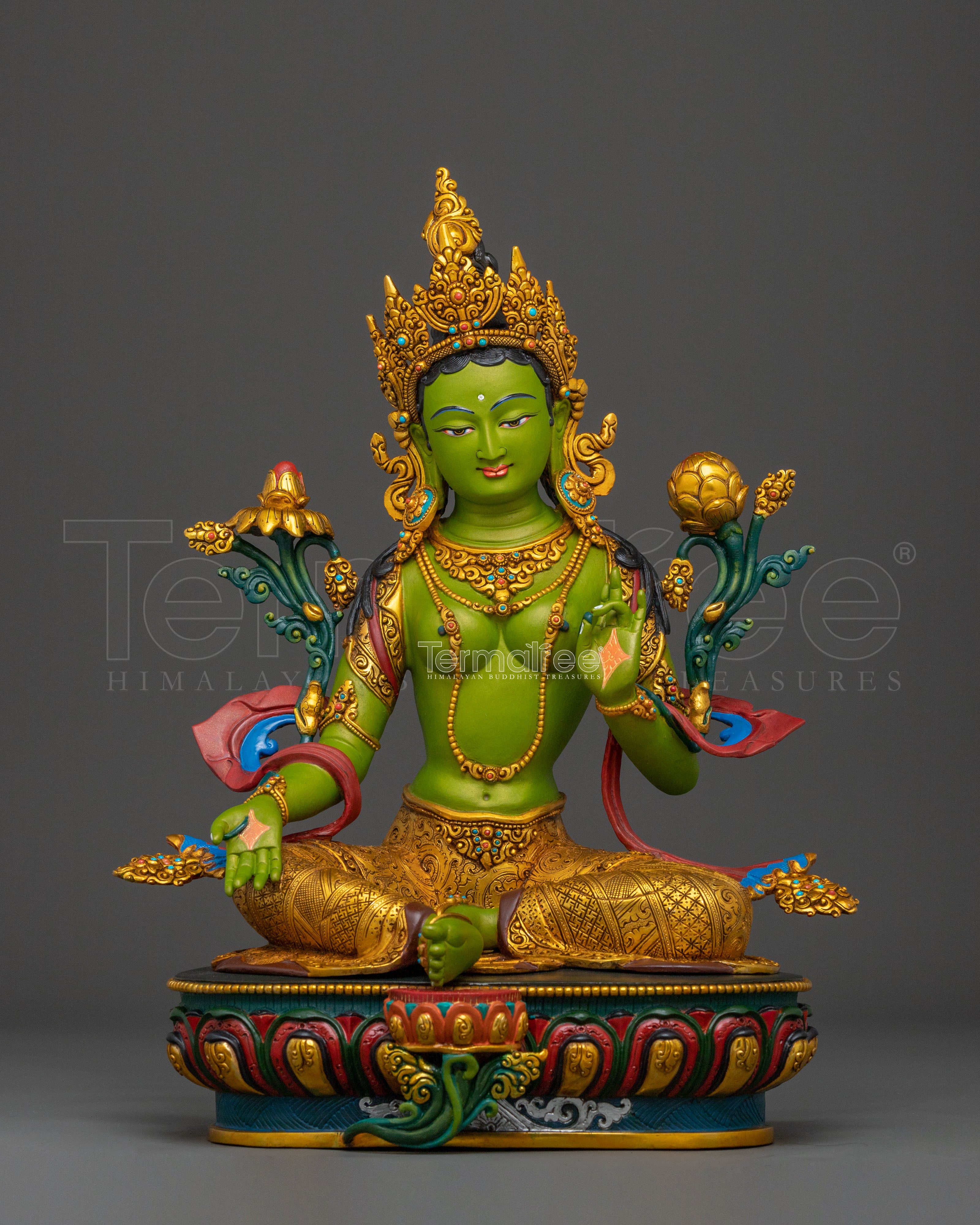 Green Tara Statue