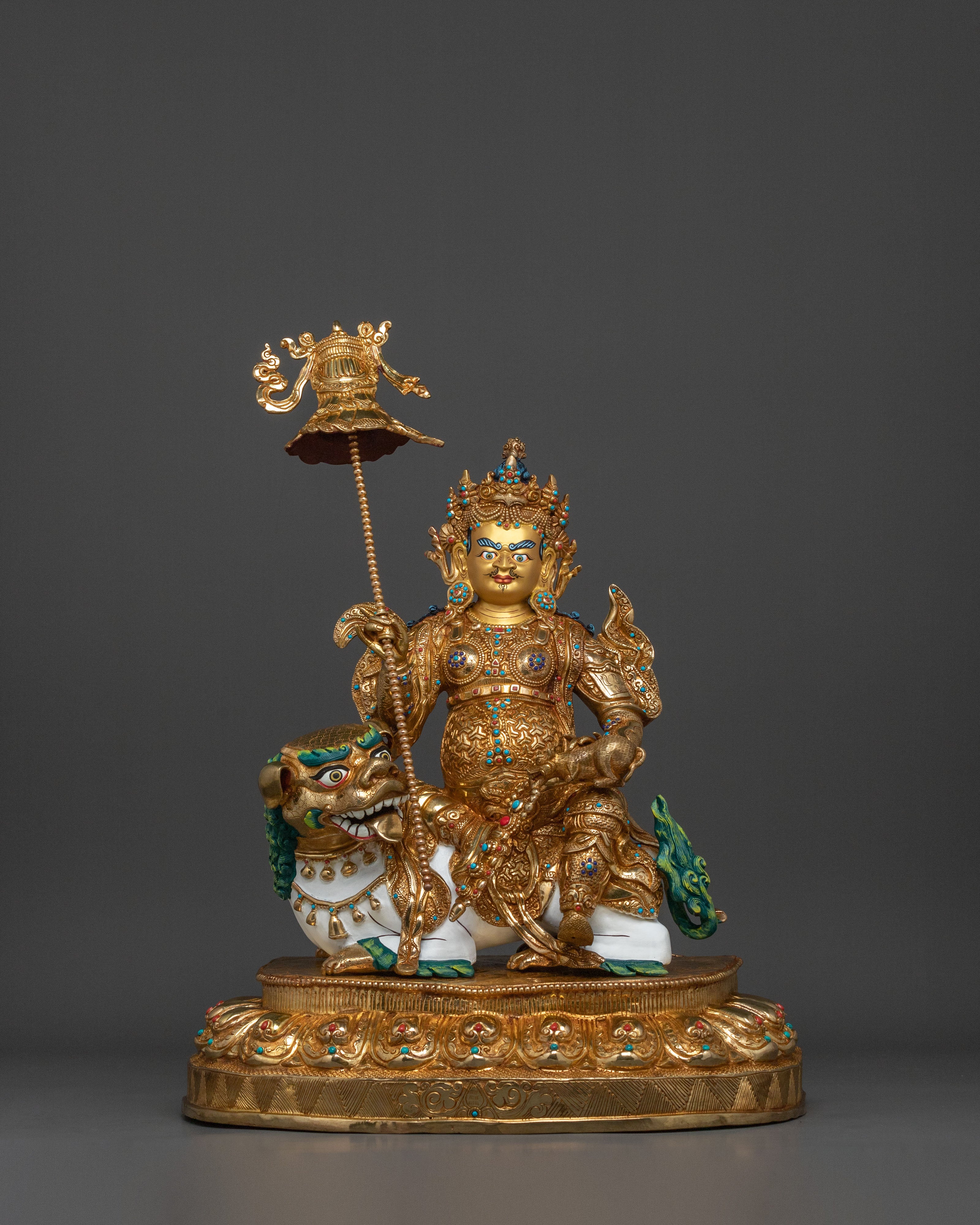 Buddhist Wealth Deity Namtoshe Statue | Traditional Himalayan Figurine
