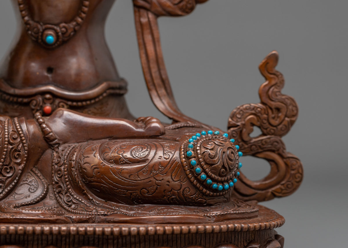 Sherab Chamma Figurine | Oxidized Copper Sculpture