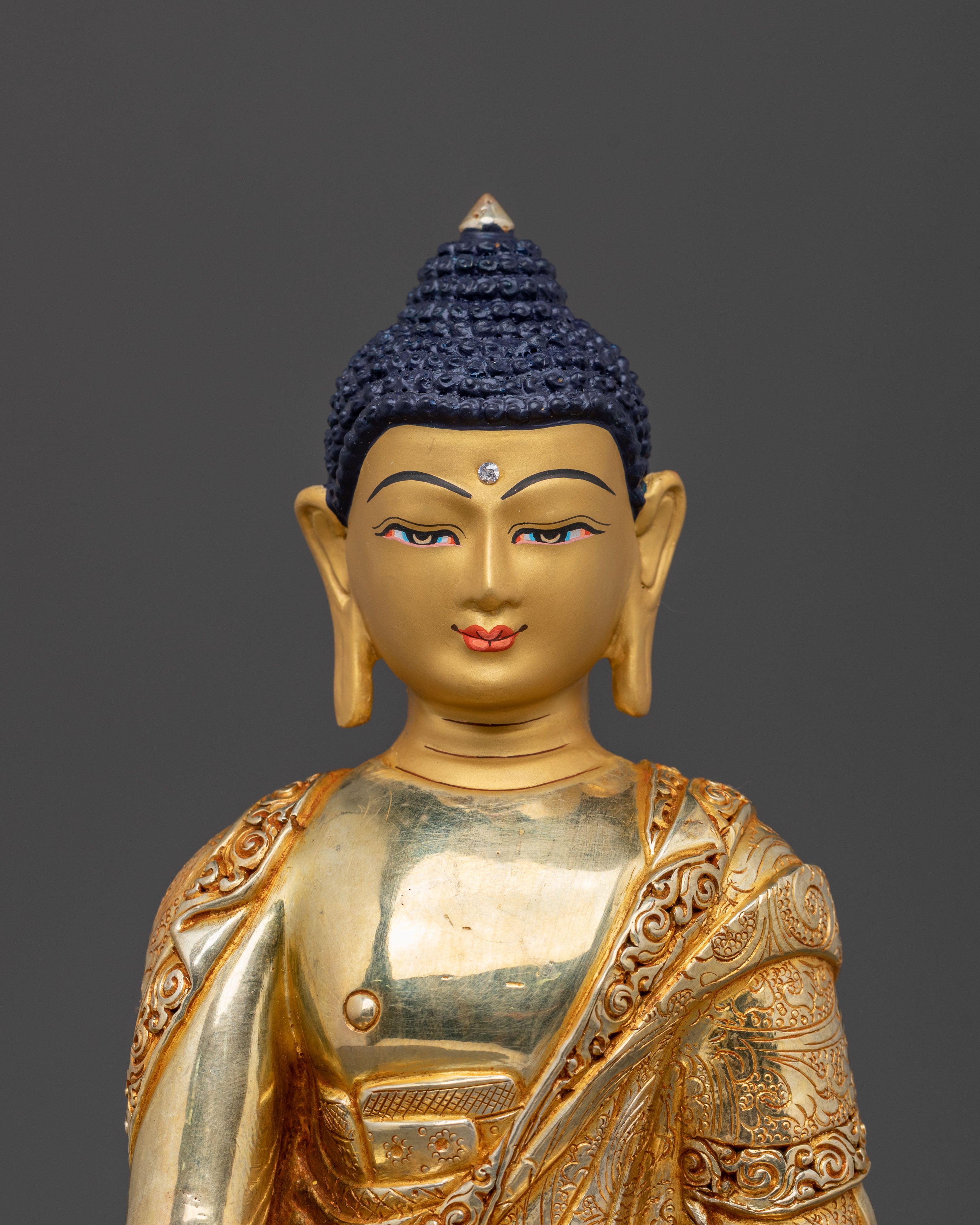 Shakyamuni Buddha Golden Statue | Enlightened Guide