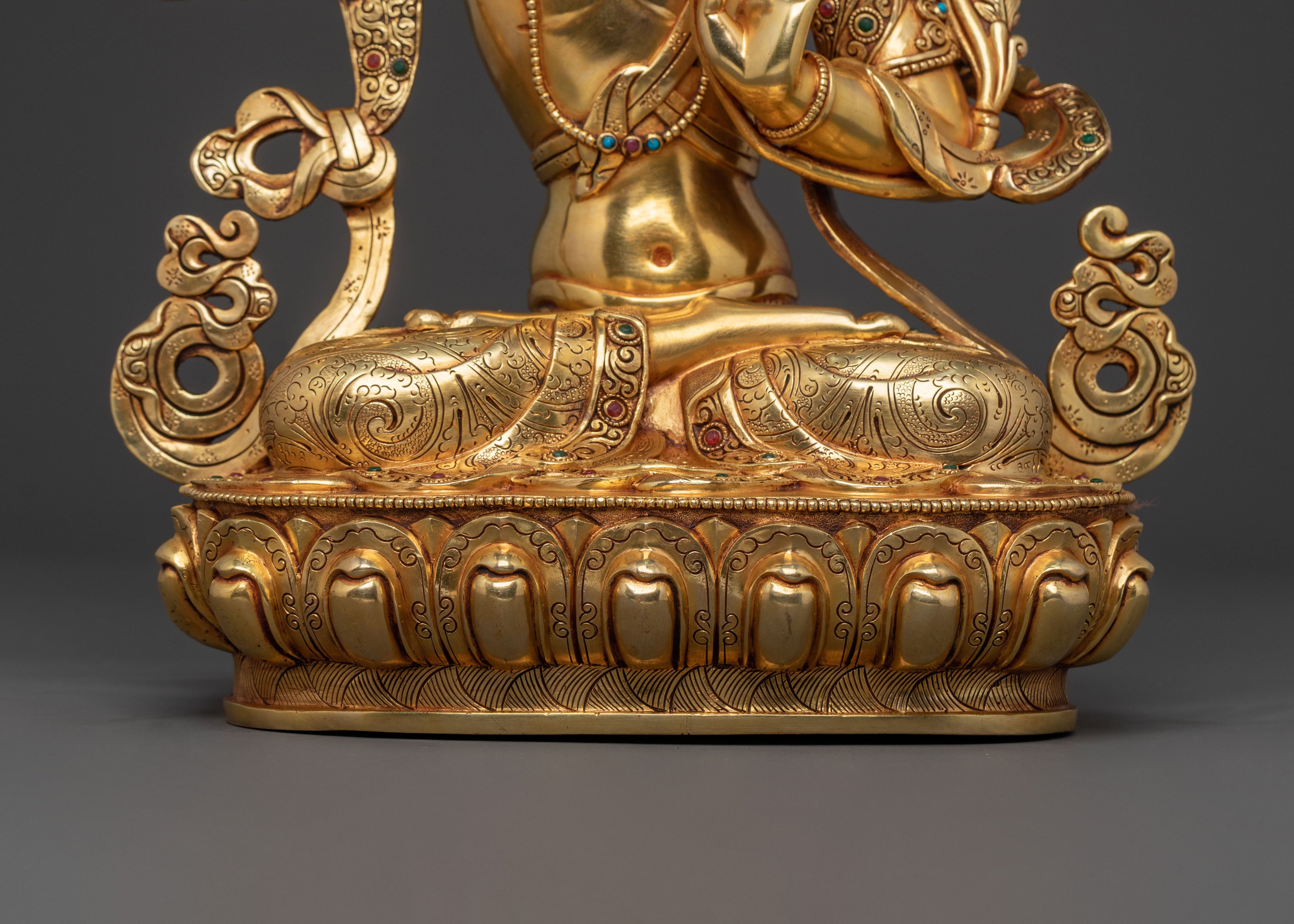 Radiant Manjushri Wisdom Statue | Enlightened Decor for Spiritual Spaces