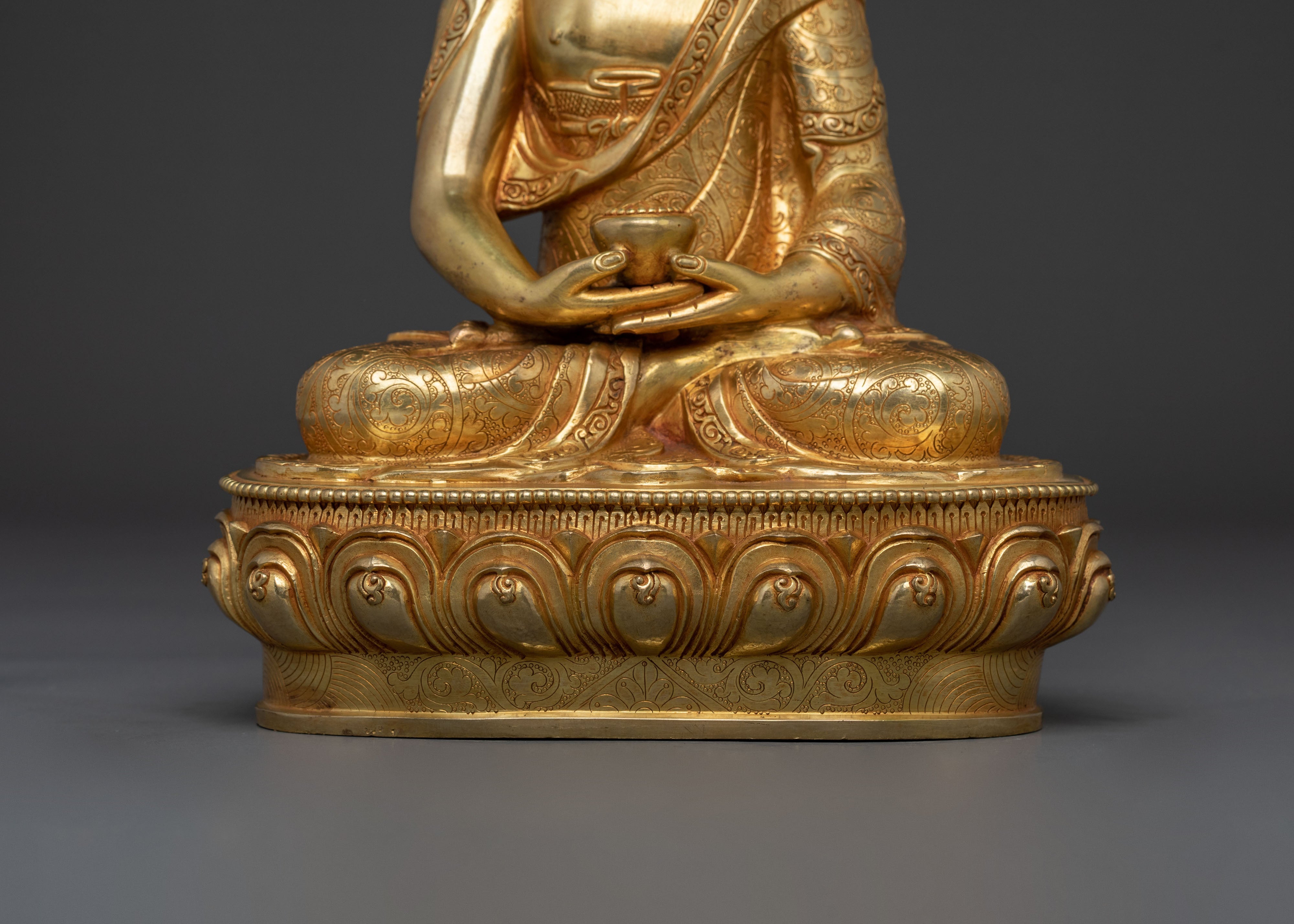 Handmade Amitabha Buddha Peaceful Statue | Buddhist Artwork