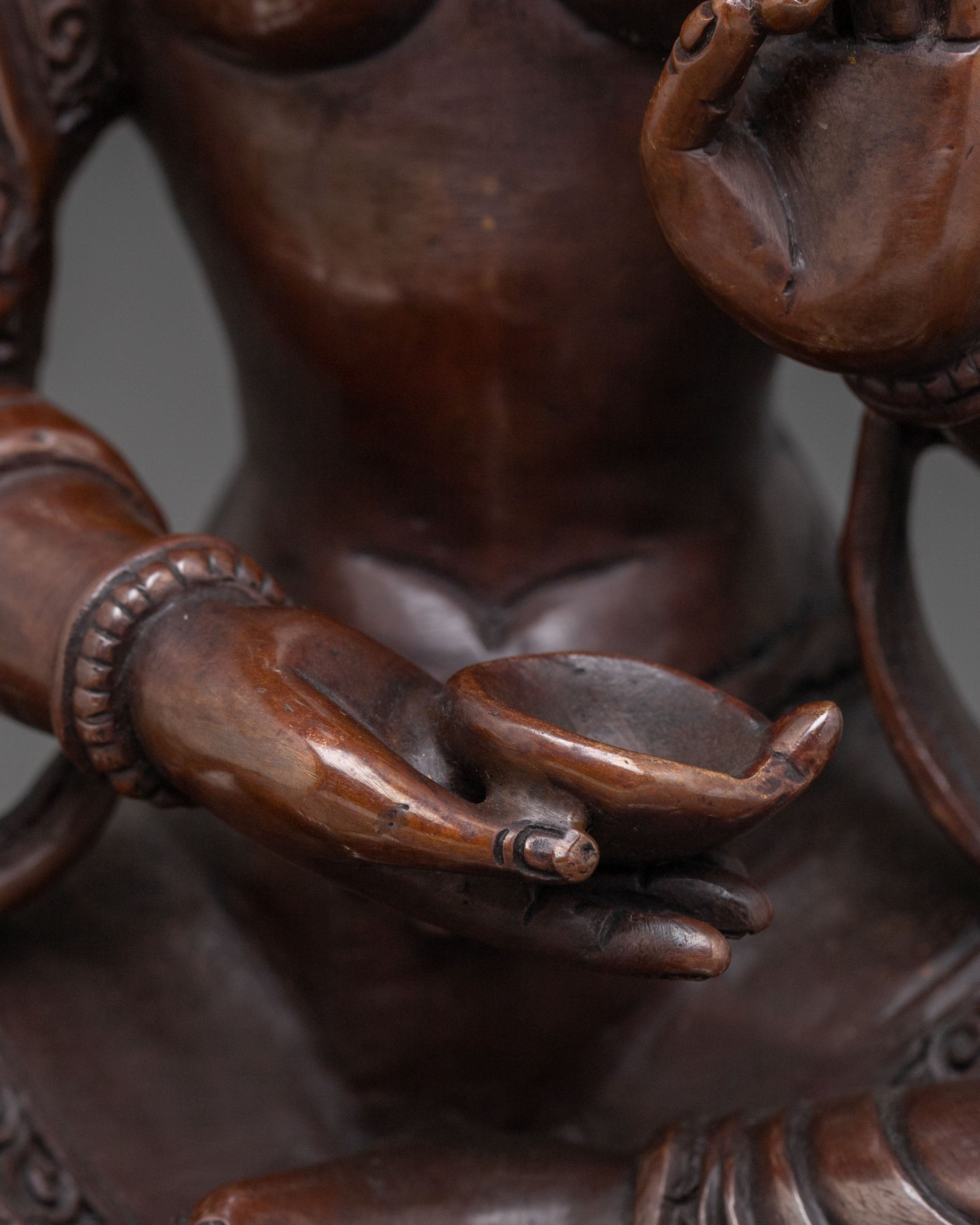Guardian Varahi Statue | Oxidized Copper Sculpture