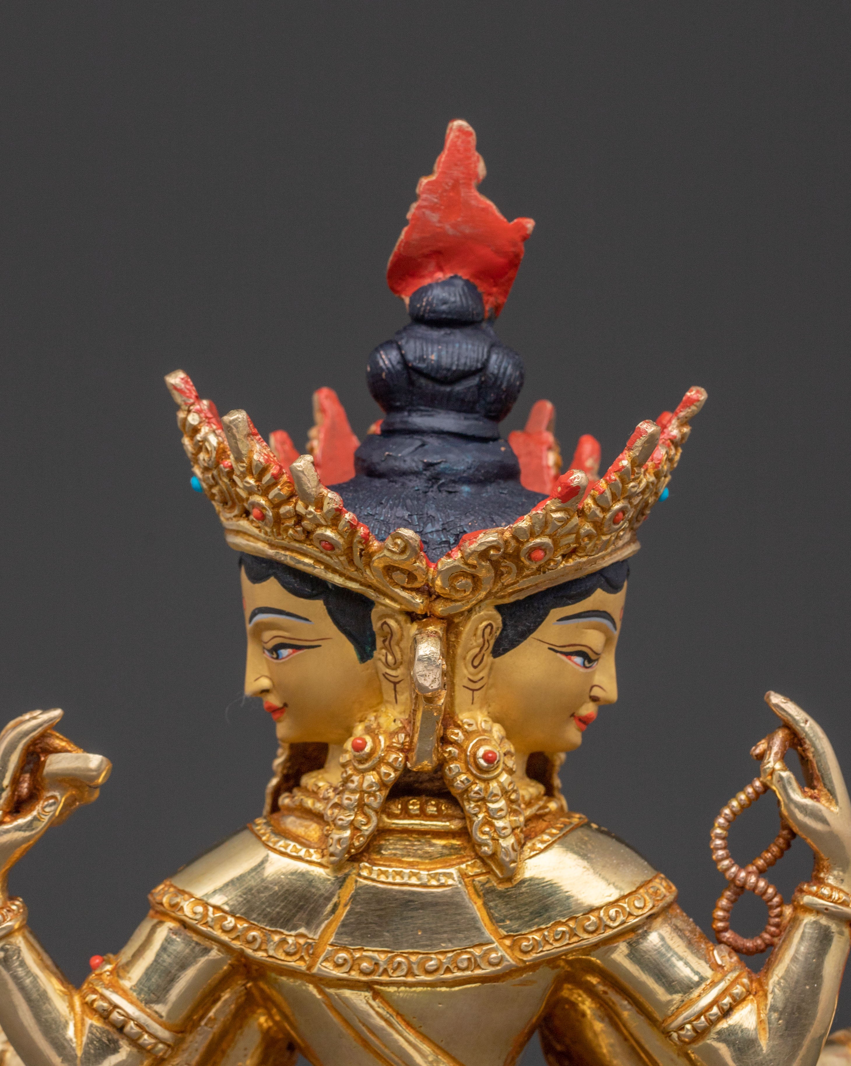 Vasudhara Tibetan Prosperity Statue | Meditation Altar Decor