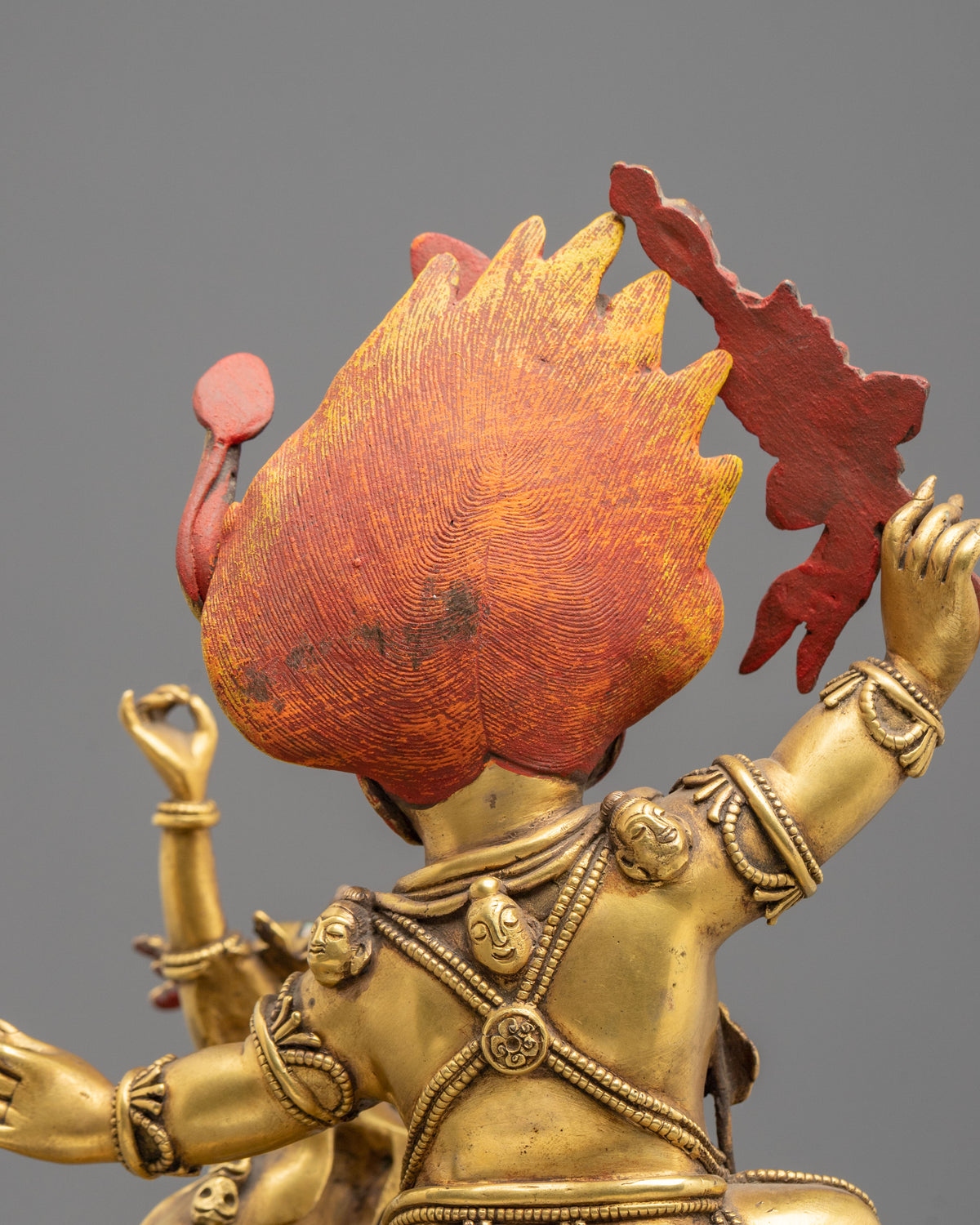Yama Dharmaraja Sculpture | Tibetan Protector Figurine
