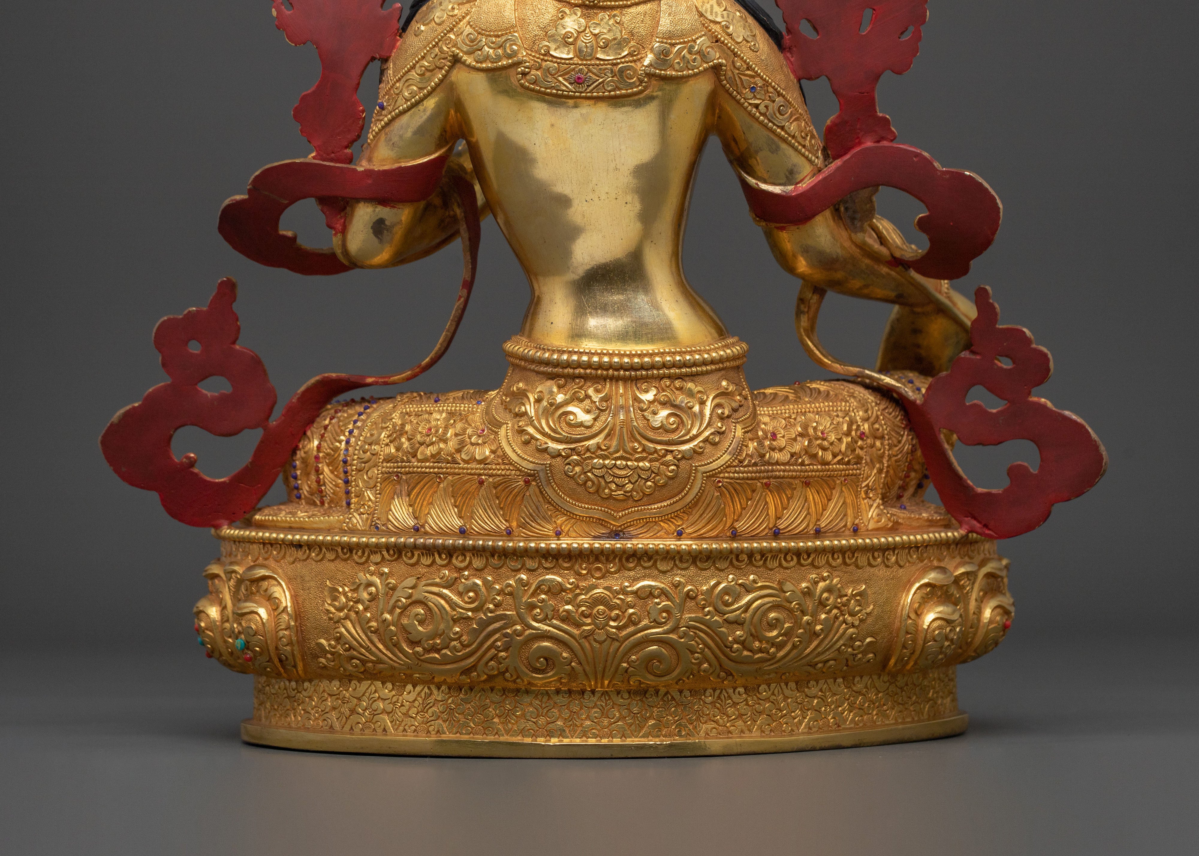 Tibetan Green Tara Compassion Goddess Statue