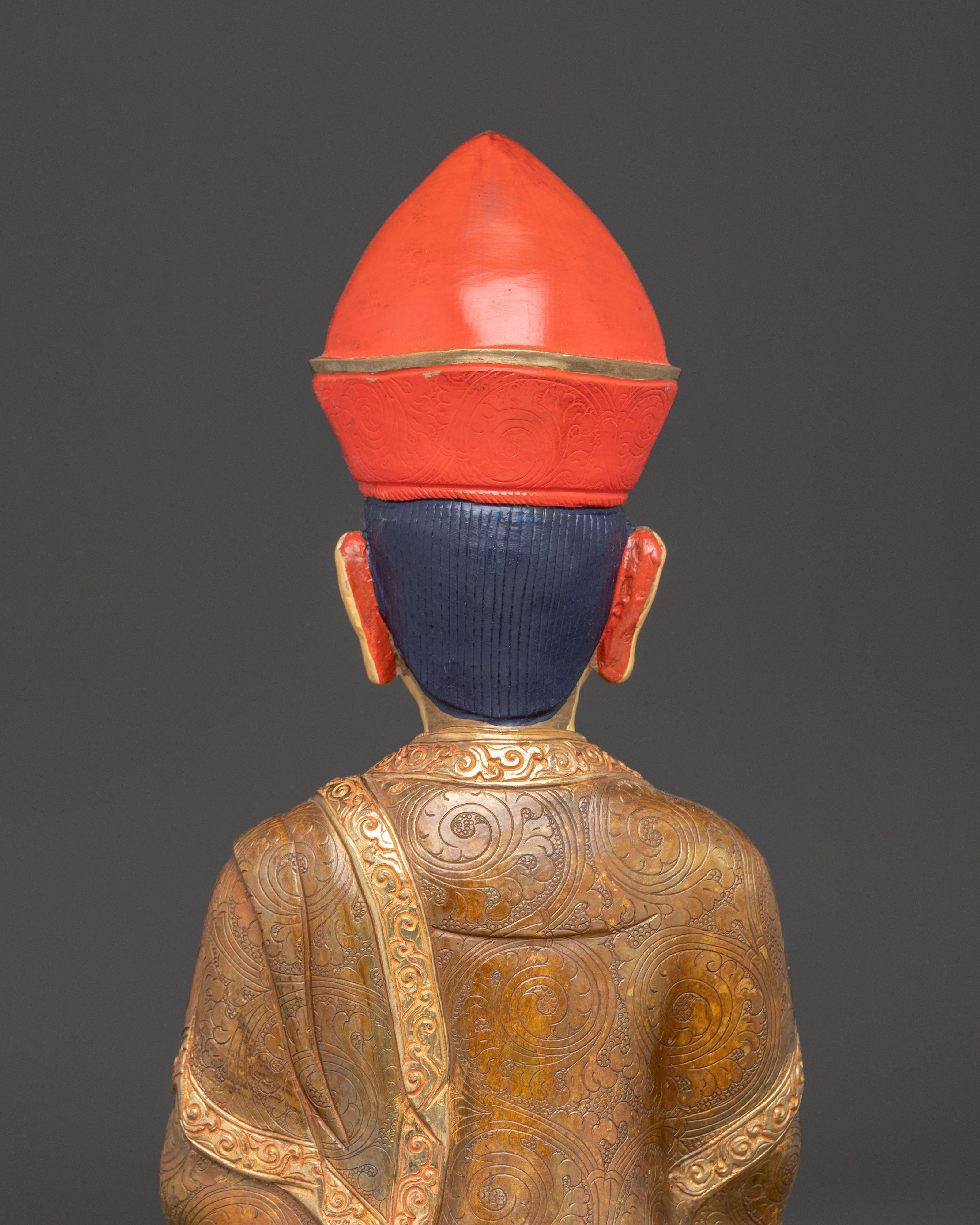Karmapa Copper Statue | Spiritual Leader and Protector
