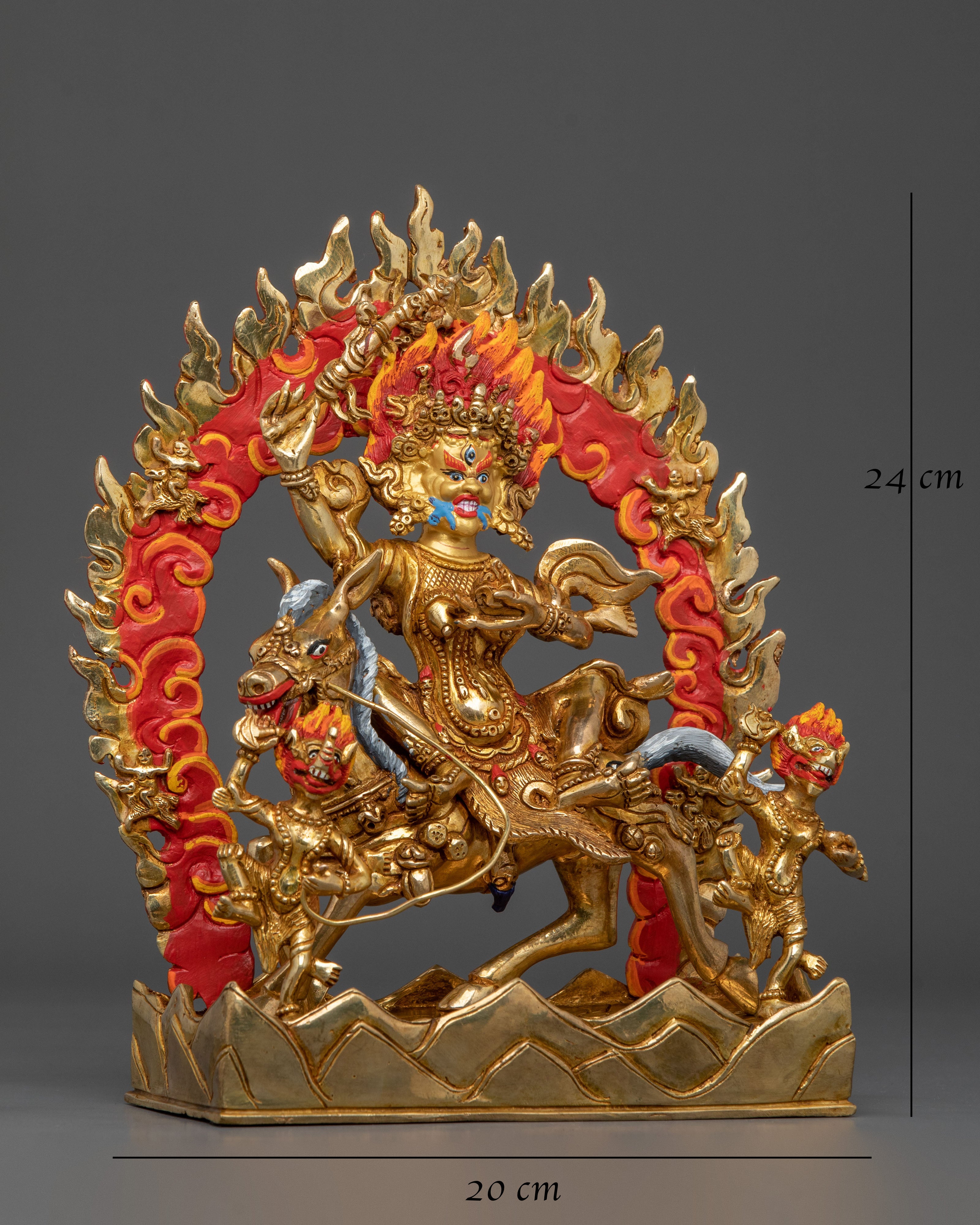 Shri Devi Himalayan Statue | 24K Gold Gilded Figurine