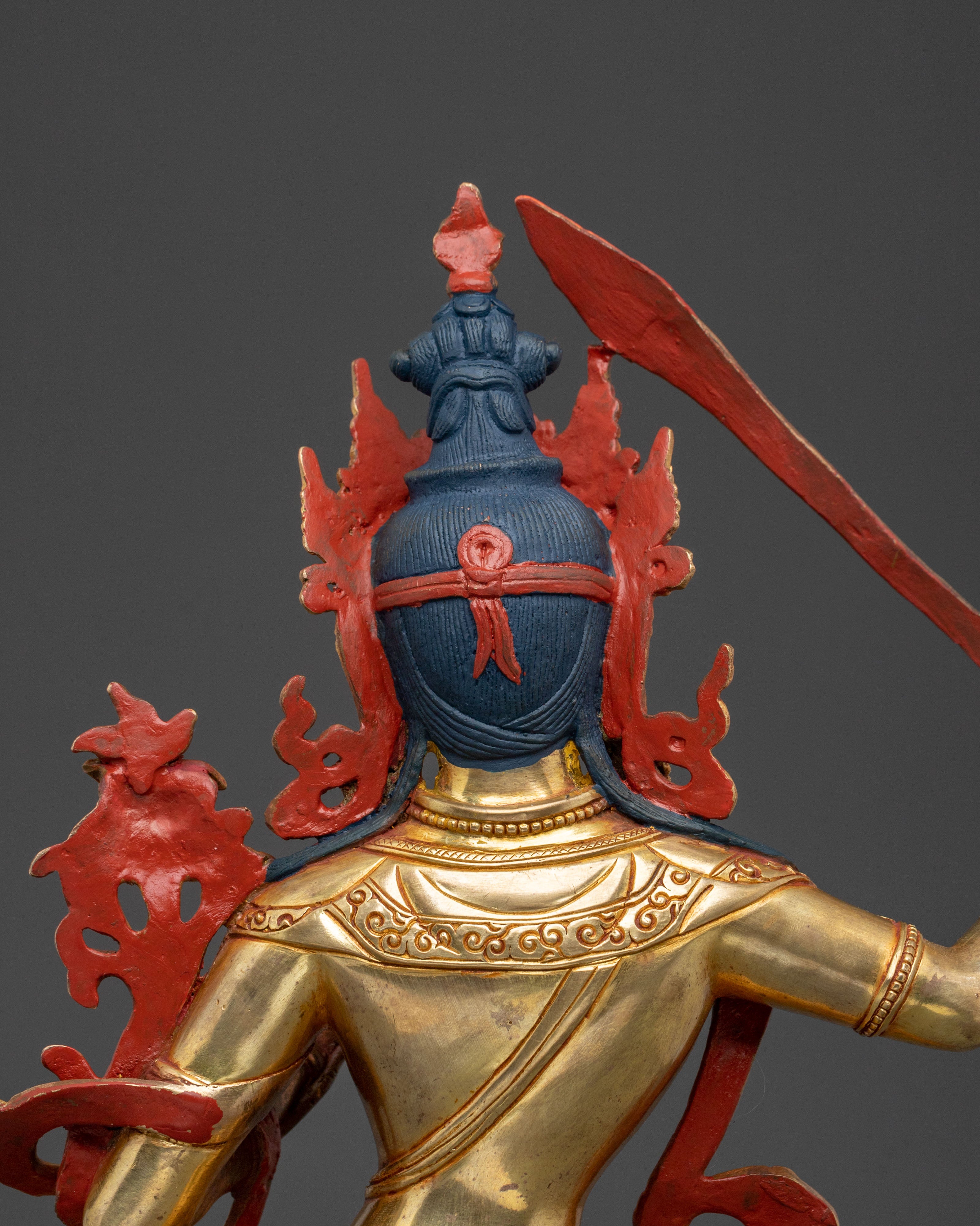 Manjushri Statue: Embodiment of Wisdom