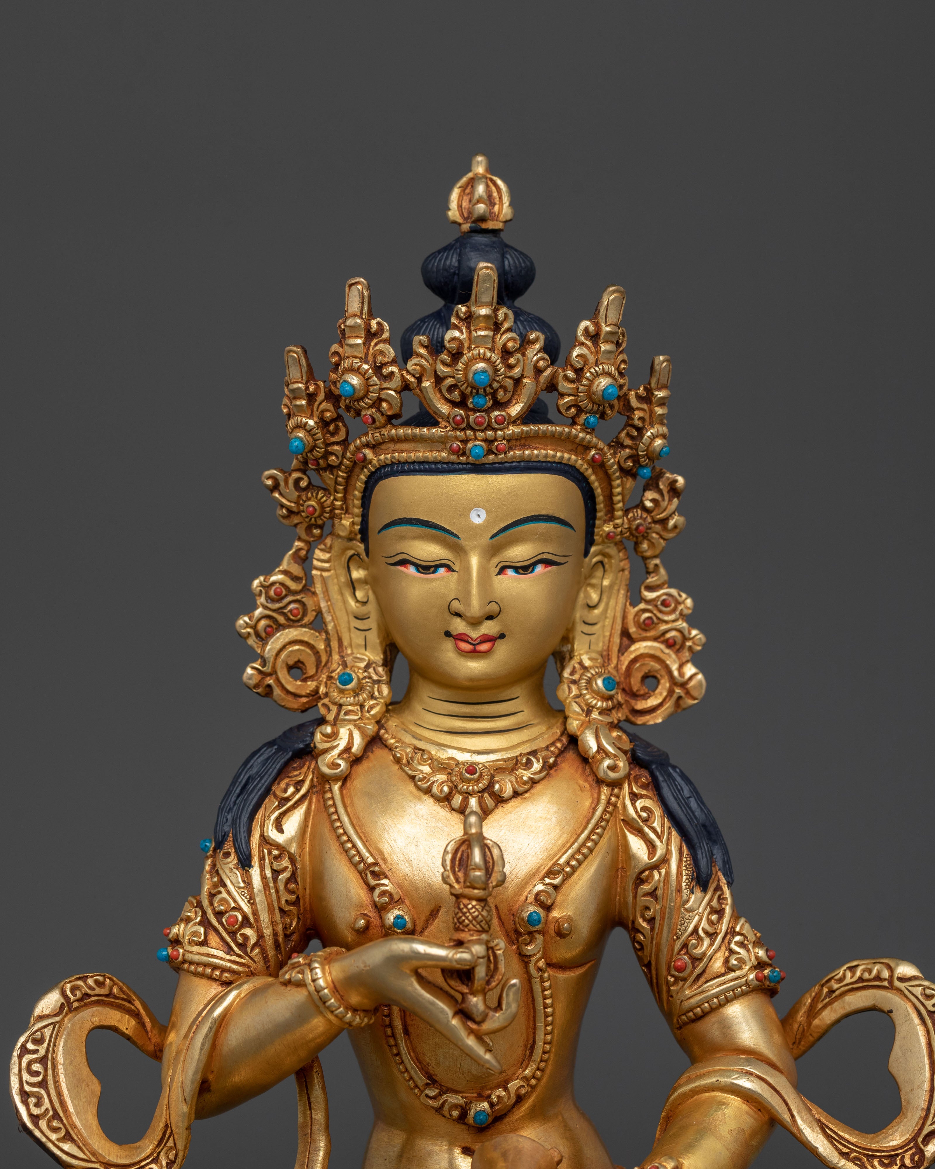 Tantric Deity Vajrasattva Statue | Purification Buddha Sculpture