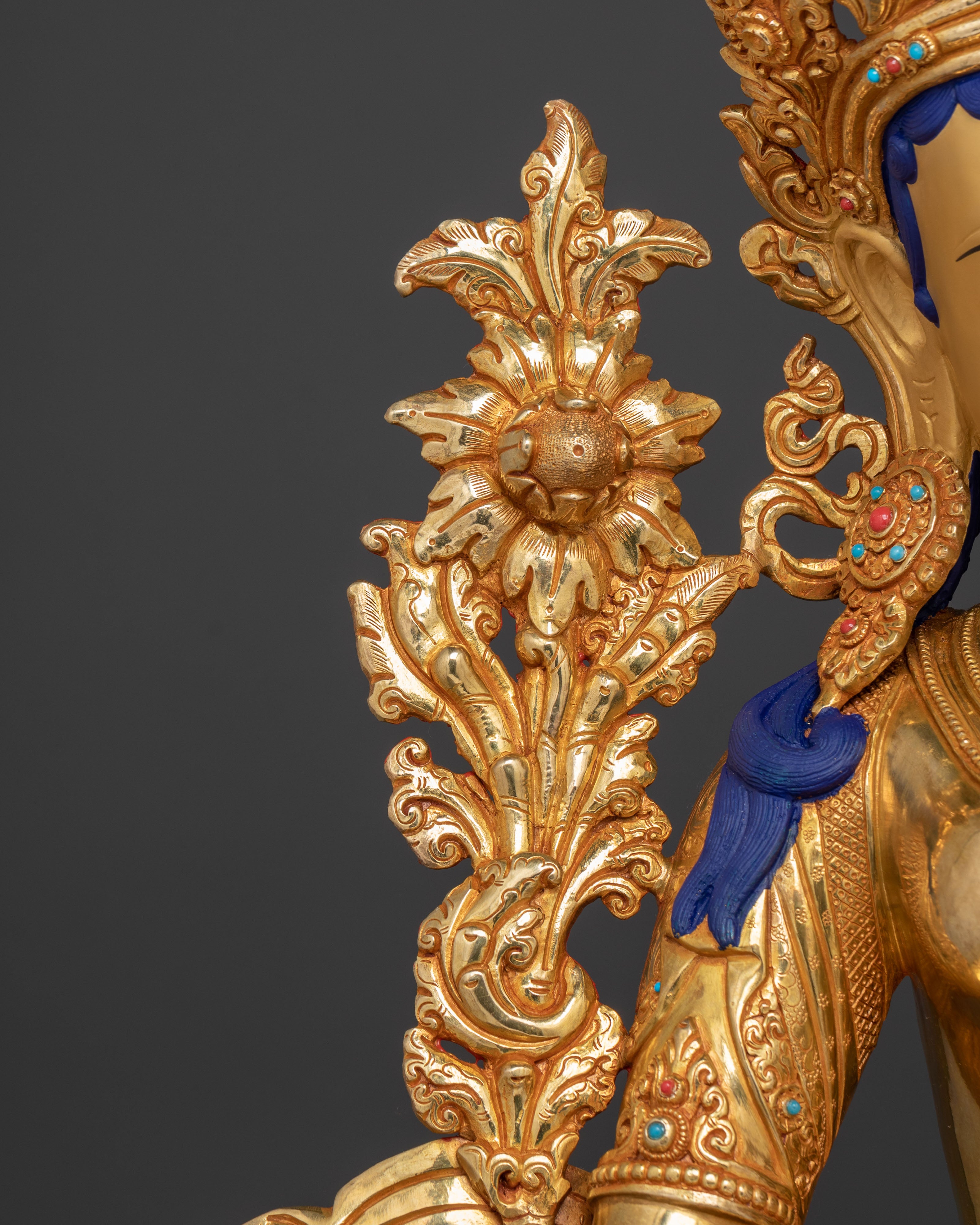 Guardian Green Tara Statue | Handcrafted Elegance