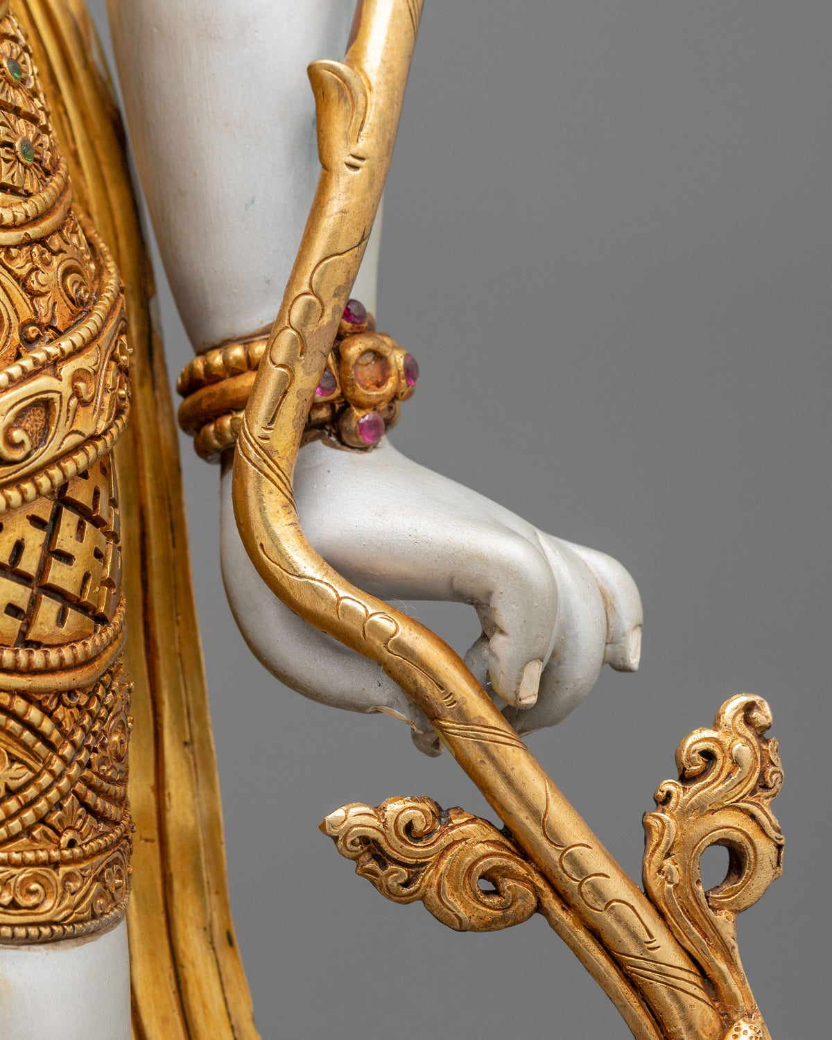 Lokeshwor Copper Sculpture | Tibetan Buddhist Figurine