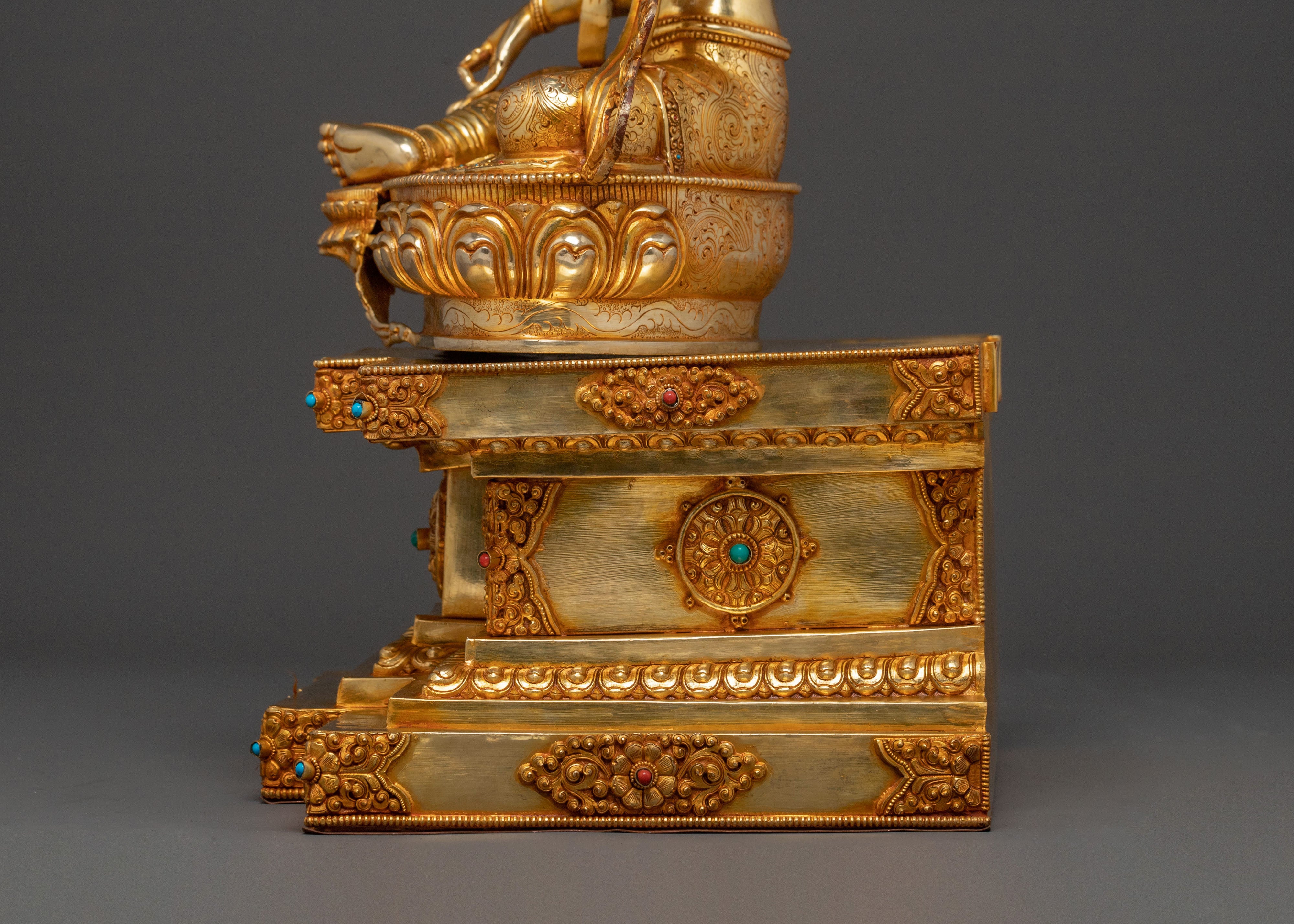 21 Tara Golden Statue Set | Handcrafted Devotion