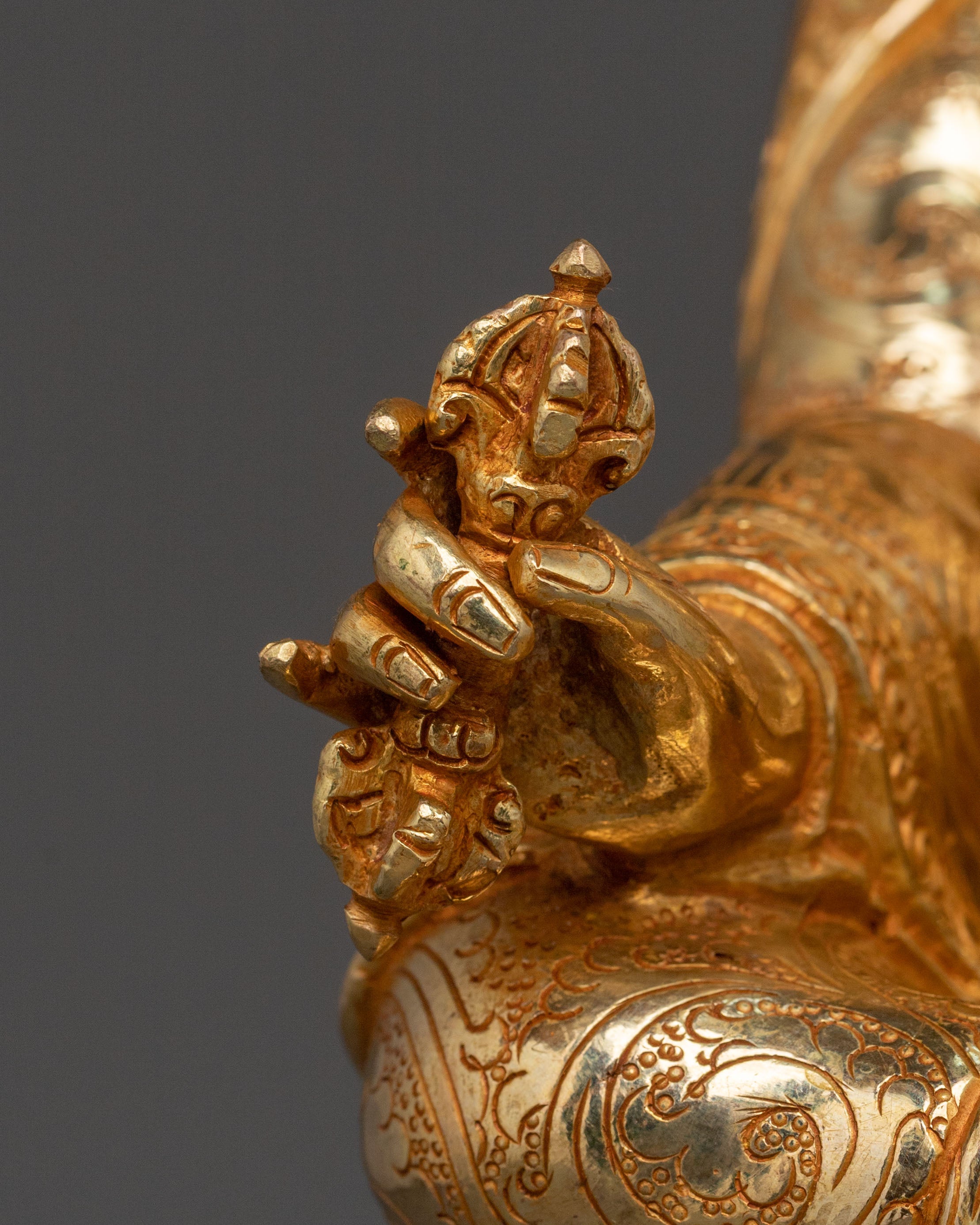 Himalayan Guru Rinpoche Figurine | Buddhist Teacher