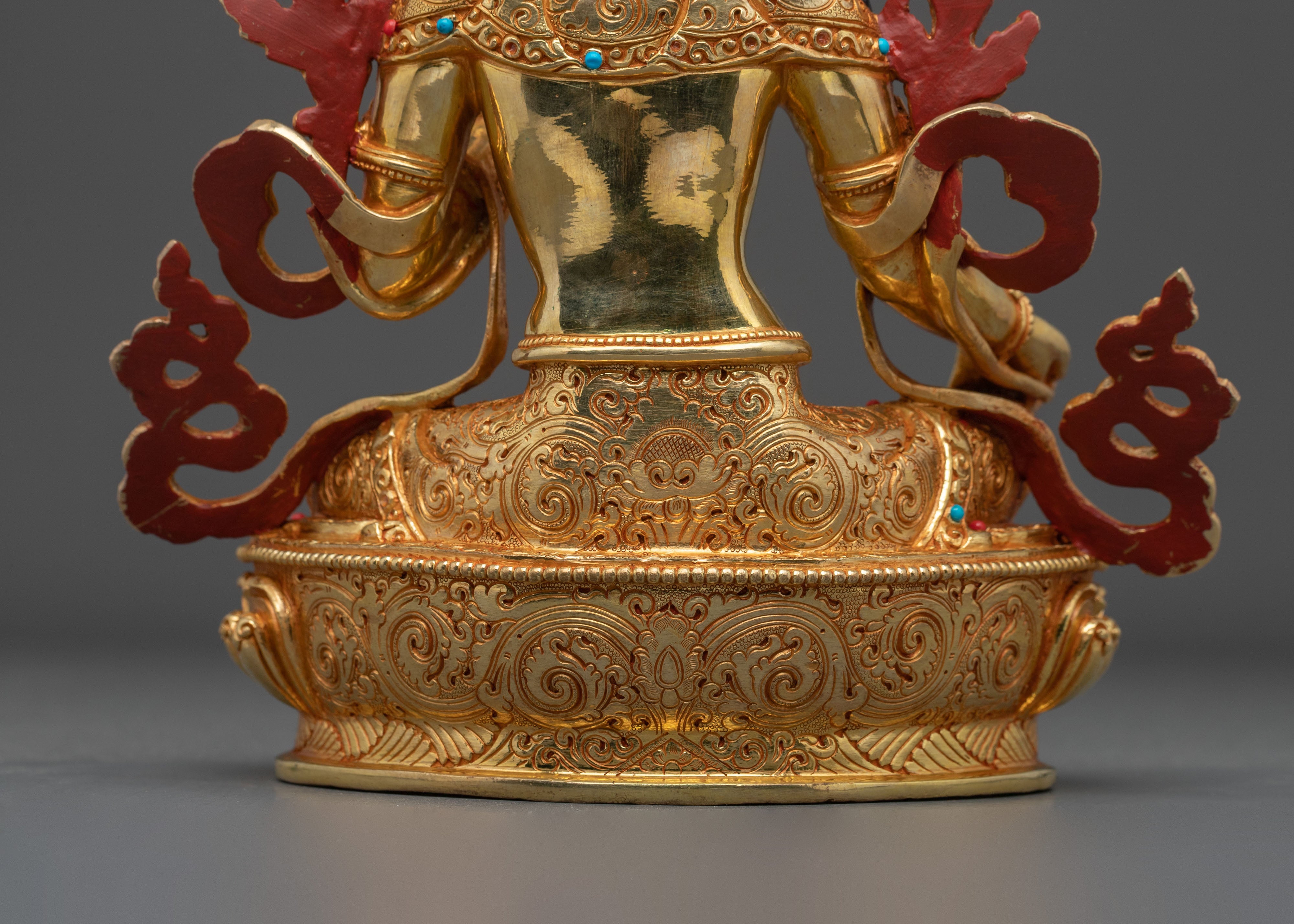 Green Tara Sculpture | Tibetan Buddhism Goddess