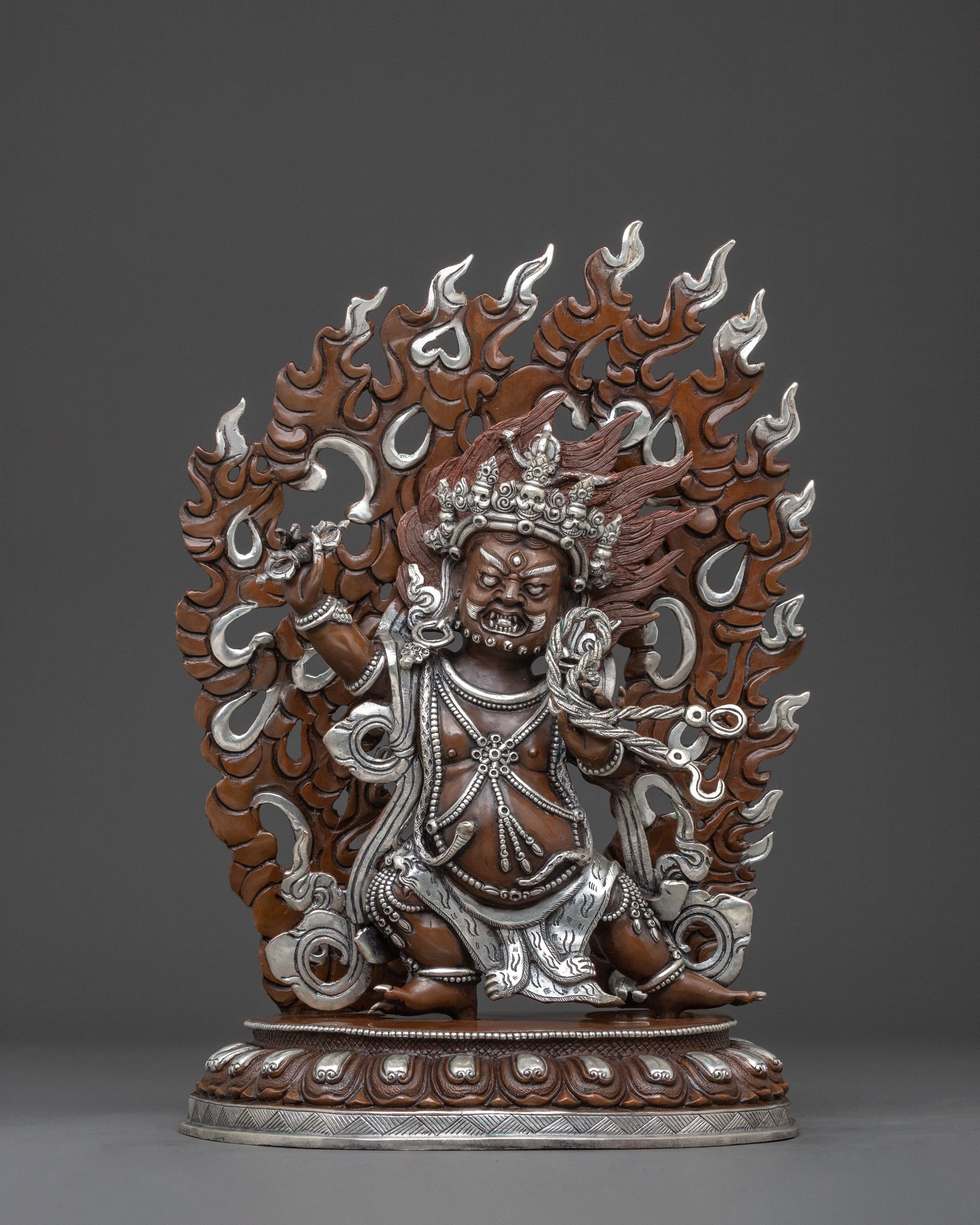 Vajrapani Altar Decor Statue | Fierce Protector Deity of Dharma