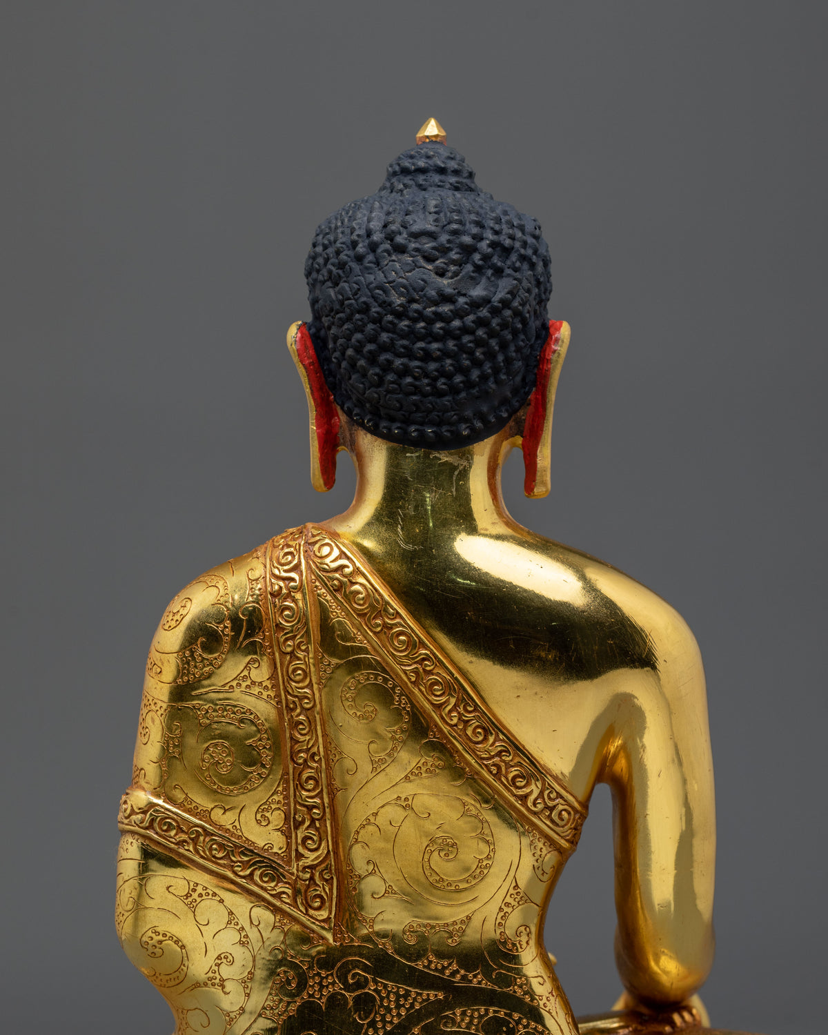 Shakyamuni Buddha Copper Statue | Hand-Carved Buddhist Figurine