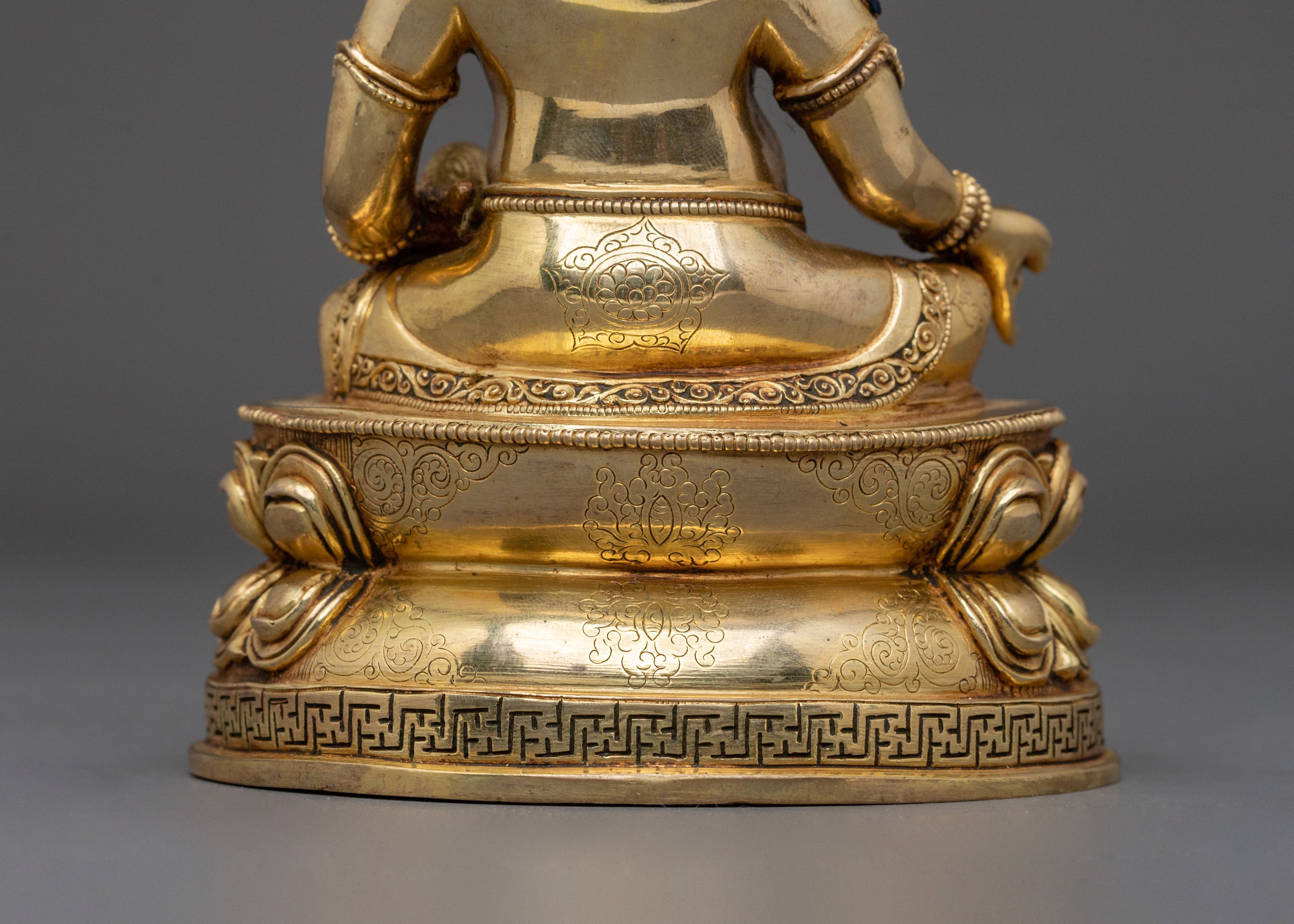 Dzambhala Spiritual Statue | Tibetan Wealth Deity