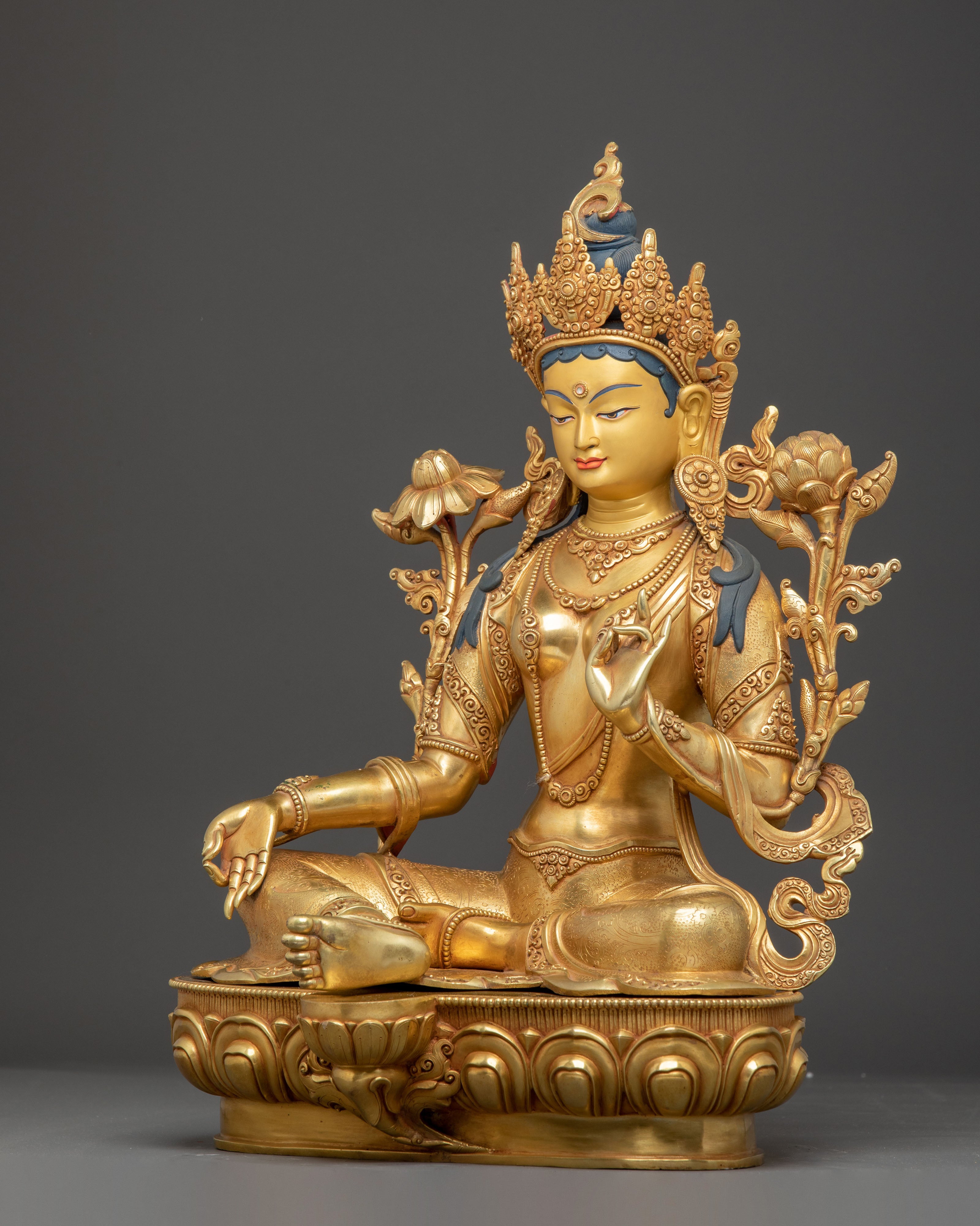 Handcrafted Mother Shyama Tara Statue | Divine Compassion