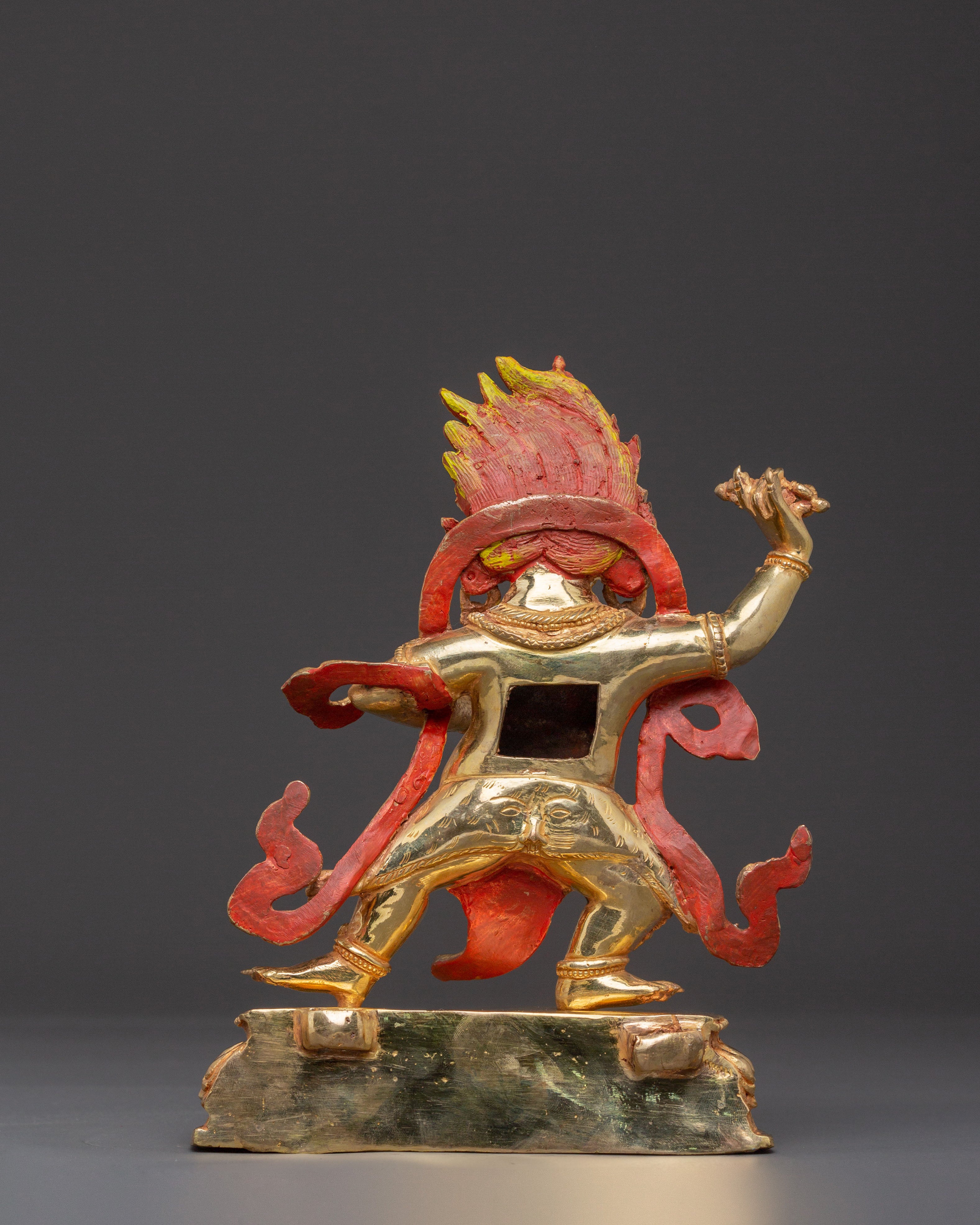 Vajrapani Wrathful Power Statue – Handcrafted Copper Art