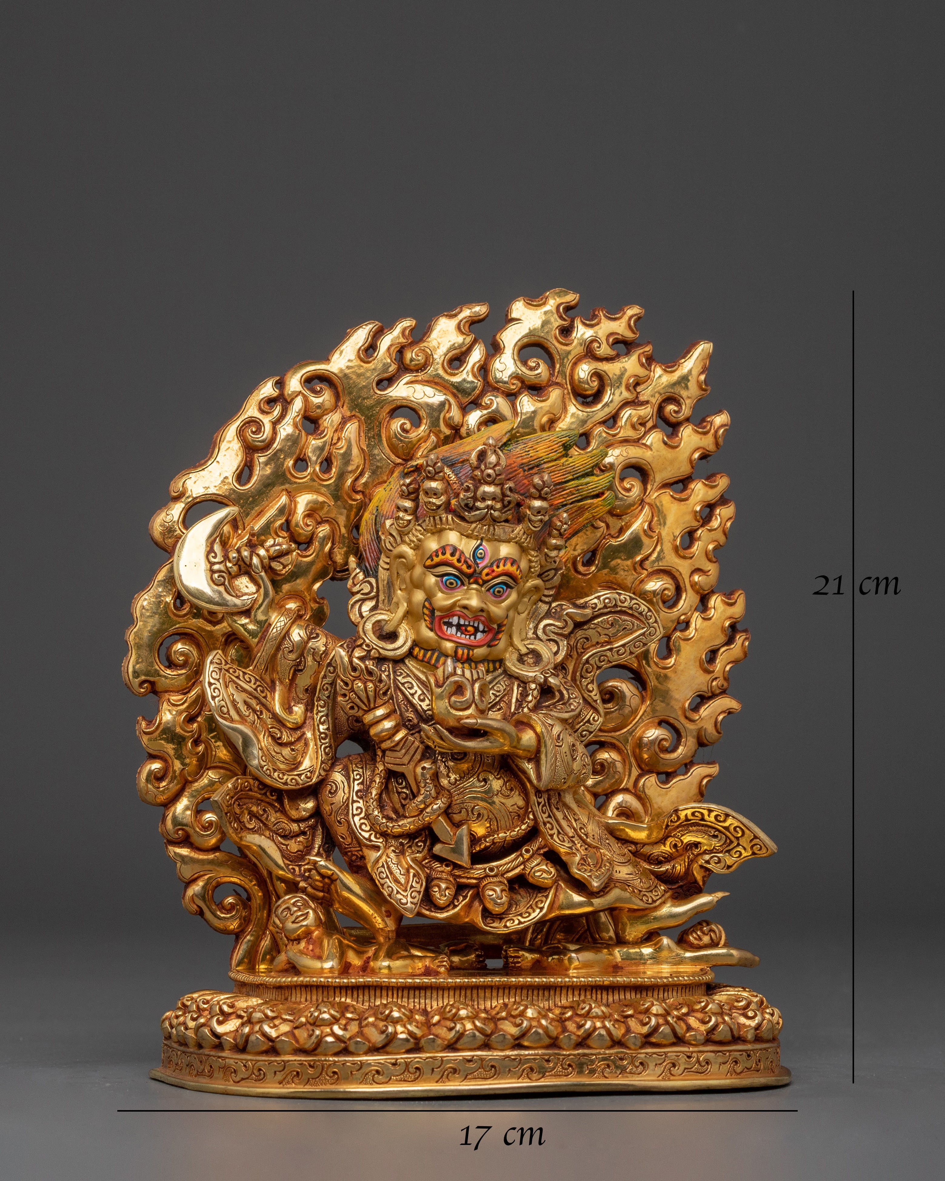 Mahakala Bernakchen Sculpture | Protector Deity