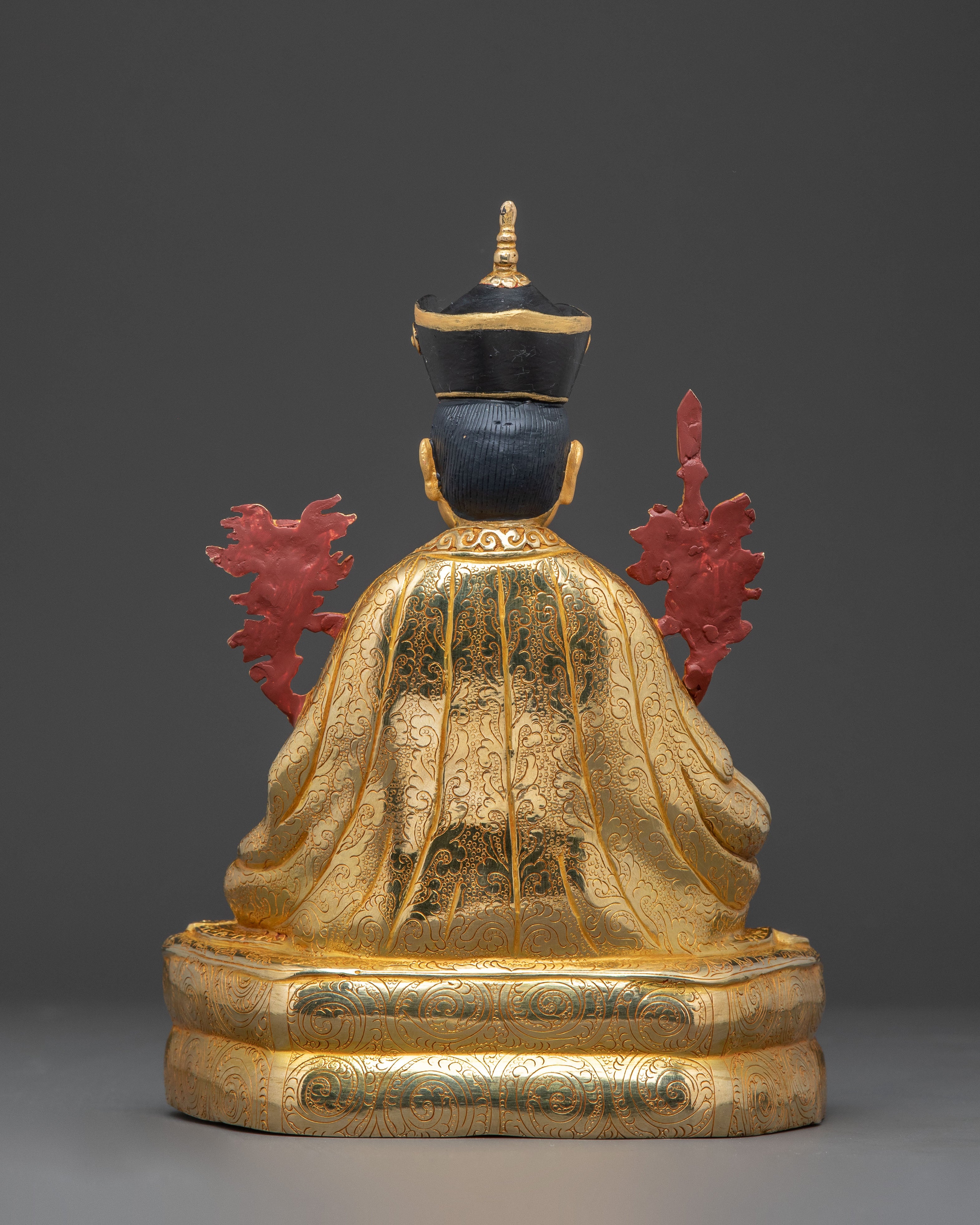 16 Karmapa Statue | Radiant 24K Gold Gilded