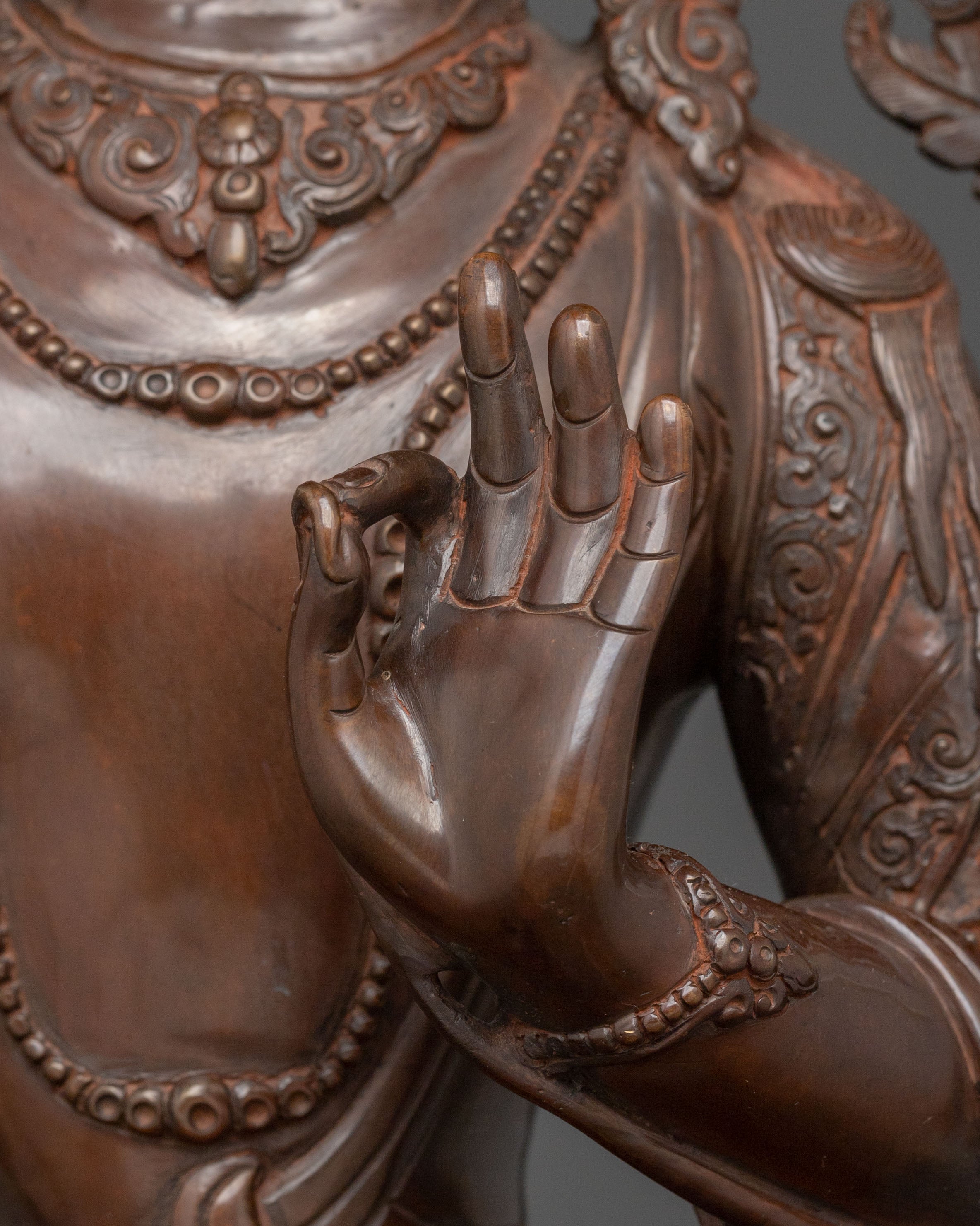 Manjushri Statue of Sacred Wisdom | Meditation Altar Sculpture